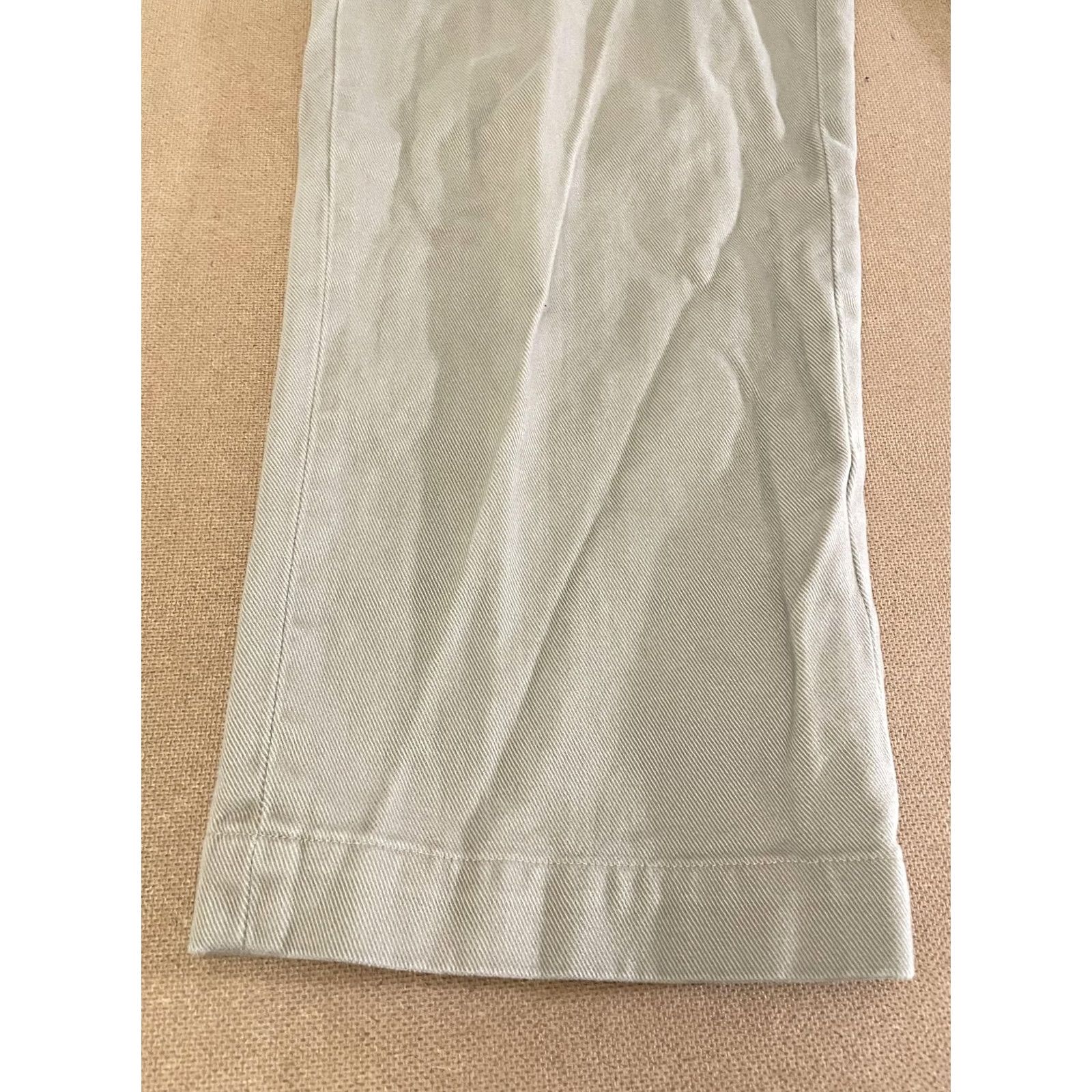 Brooks Brothers VINTAGE Brooks Brothers 346 Pants Mens 36x30 Khaki Beige Cotton Flat Front Chinos Size US 36 / EU 52 - 2 Thumbnail