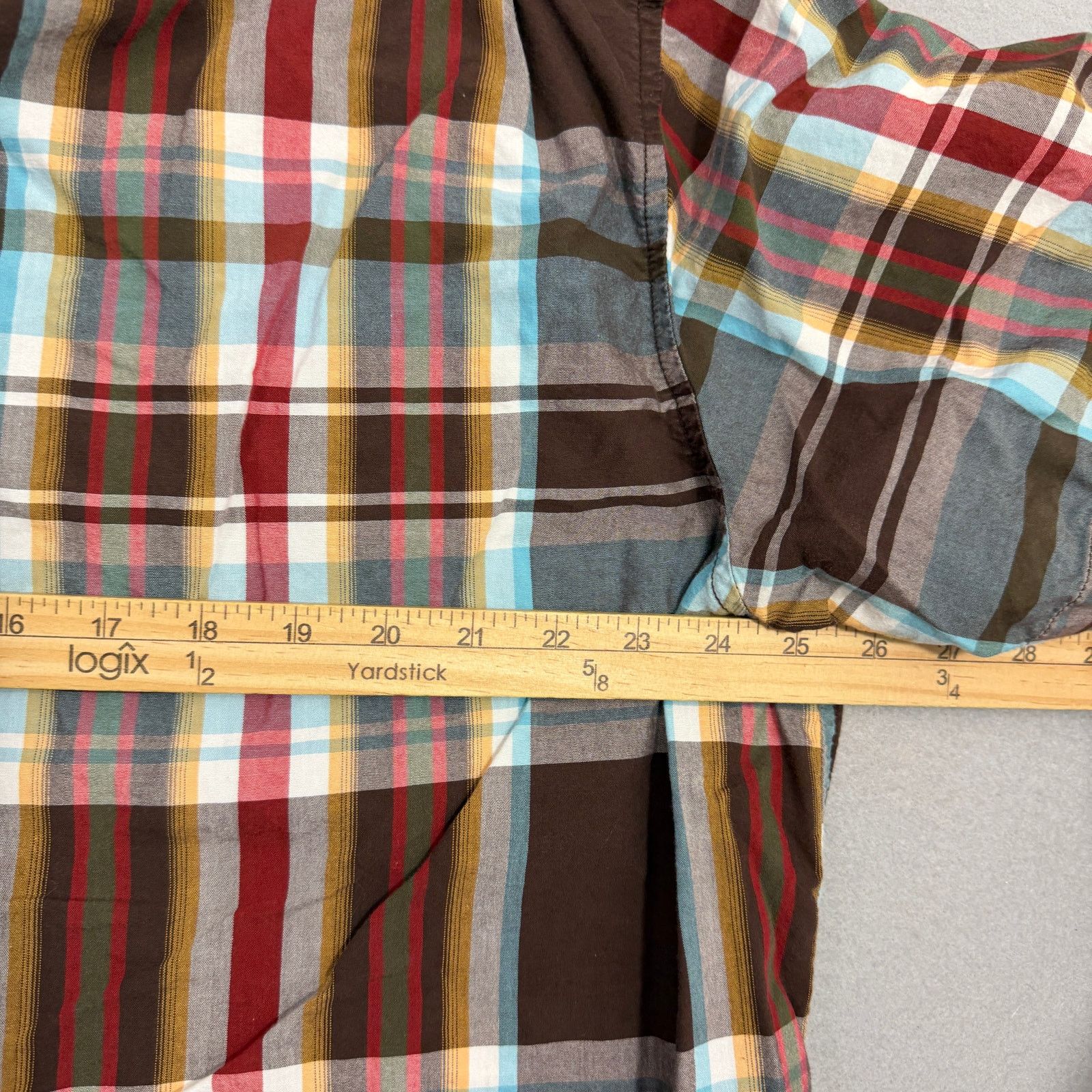 Old Navy Vintage Old Navy Plaid Short Sleeve Button Shirt 2XL Surfer Size US XXL / EU 58 / 5 - 6 Thumbnail