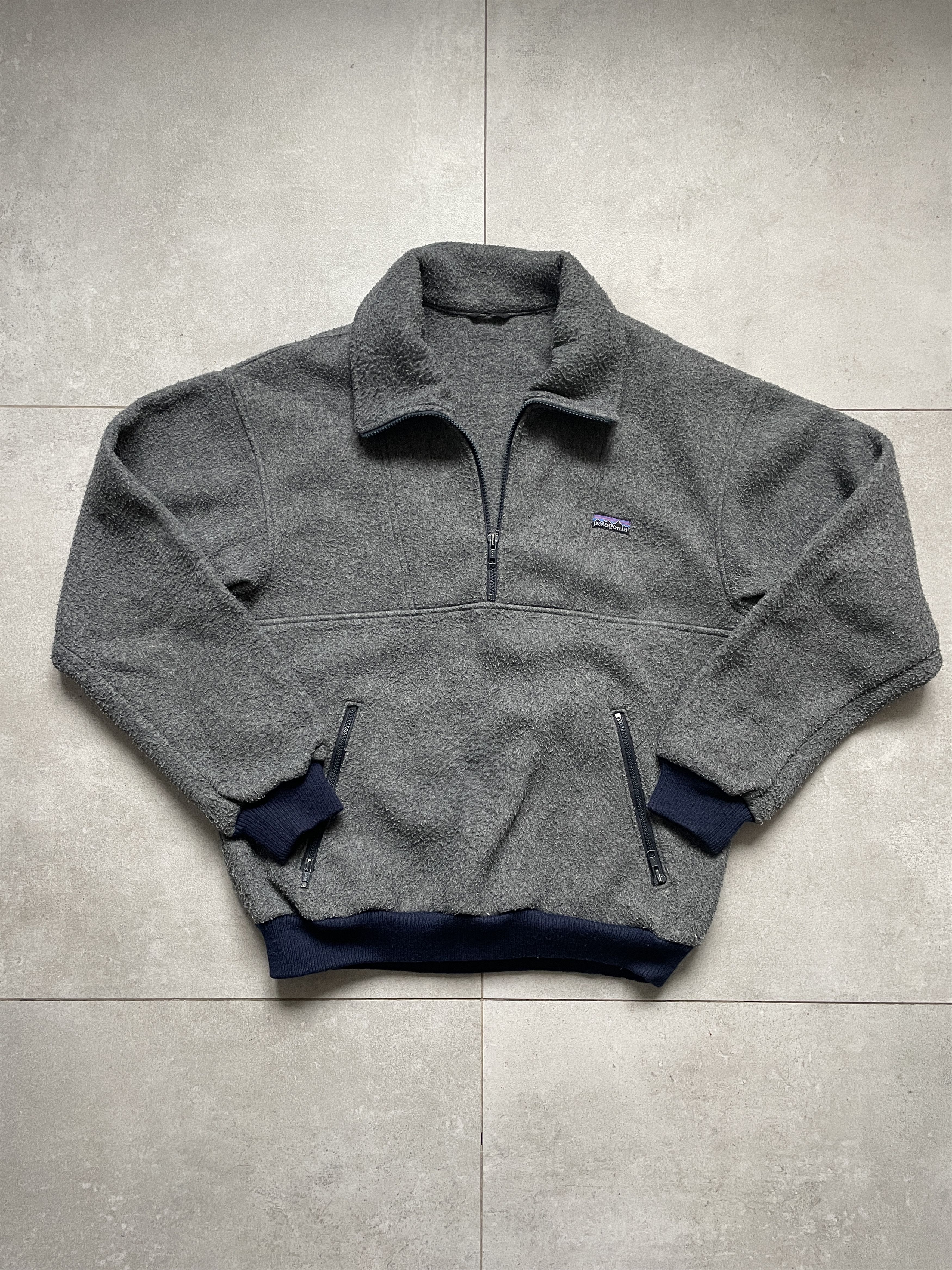 Patagonia VINTAGE PATAGONIA SYNCHILLA GRAY FLEECE OUTDOOR JACKET Size US L / EU 52-54 / 3 - 2 Thumbnail