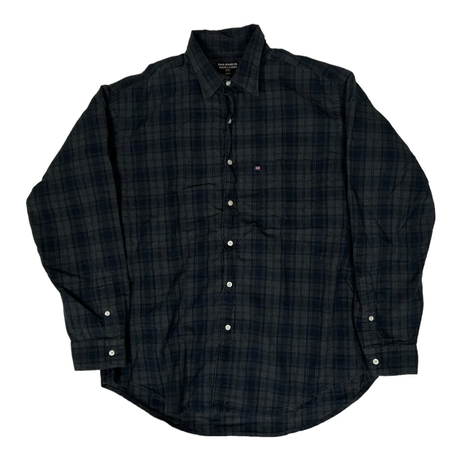 Polo Ralph Lauren Vintage Polo Jeans Co Ralph Lauren Button Up Long Sleeve Shi Size US L / EU 52-54 / 3 - 2 Thumbnail
