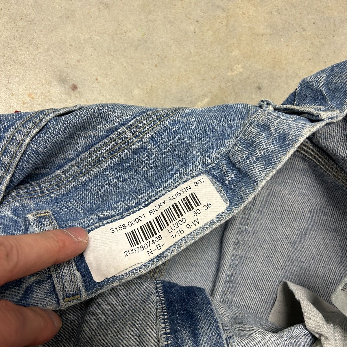 Carhartt washed distressed dickies workwear carpenter jeans Size US 30 / EU 46 - 5 Thumbnail