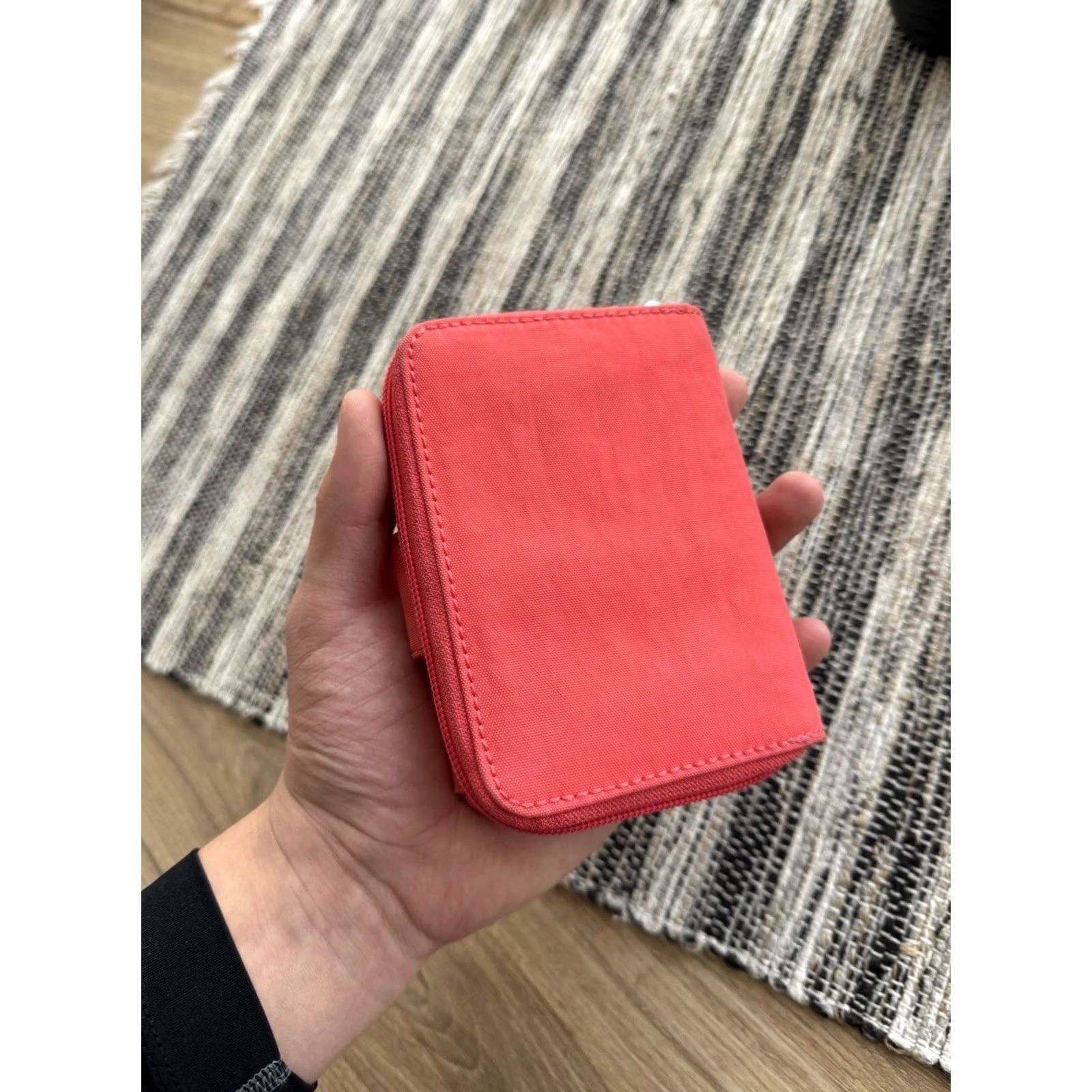 Vintage VINTAGE Kipling Wallet Unisex Wallet Denim Pink 90s Bohemian Hip Hop Streetwear Casual Gift Womens Mens Size ONE SIZE - 6 Thumbnail