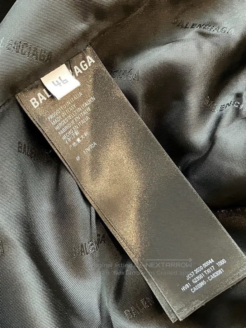 Balenciaga Balenciaga Black Suit with Mastercard Logo Embroidery, Siz Size US S / EU 44-46 / 1 - 7 Thumbnail