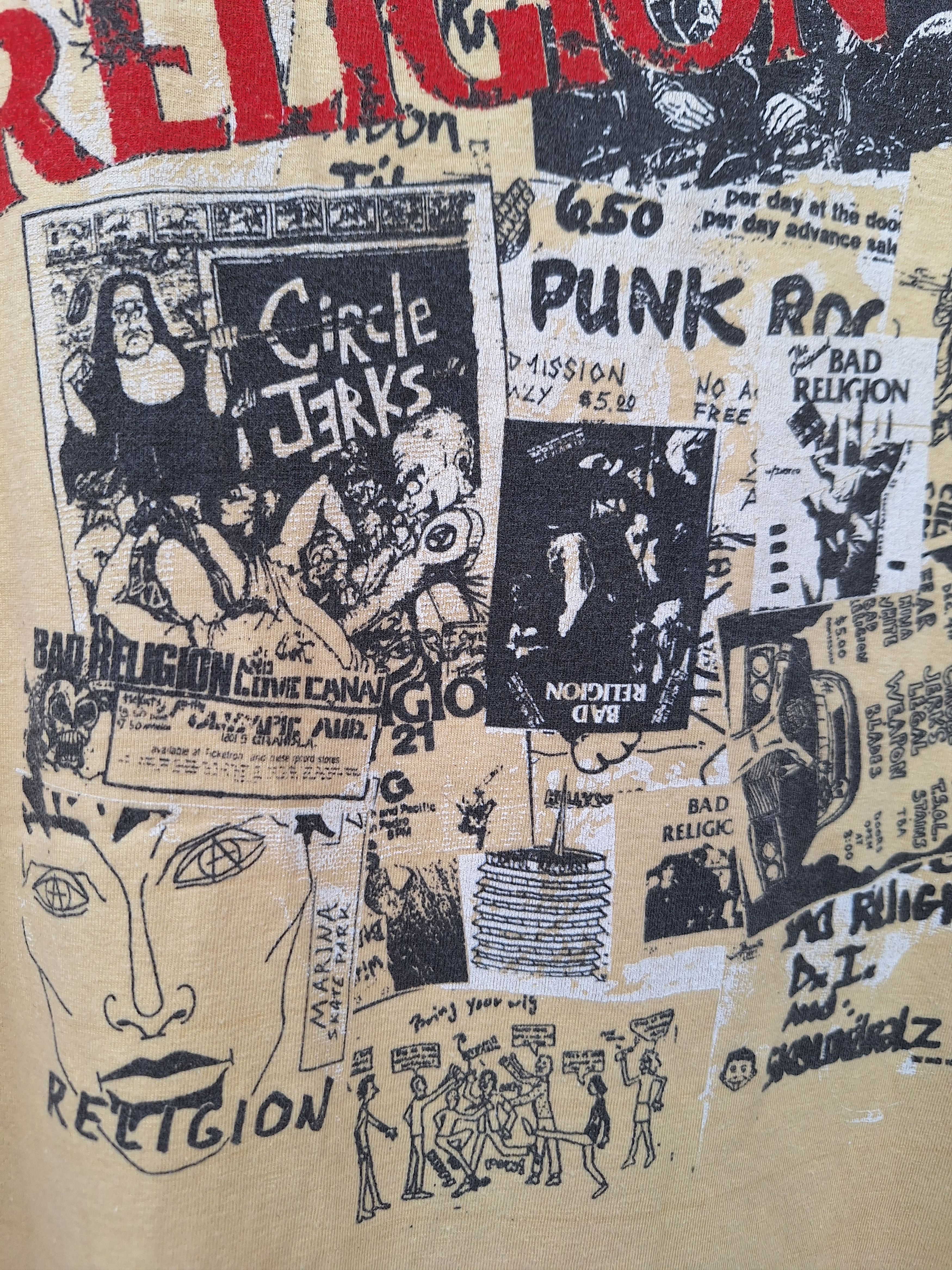Band Tees Vintage 90s Bad religion album all ages epitaph record punk Size US XL / EU 56 / 4 - 4 Thumbnail