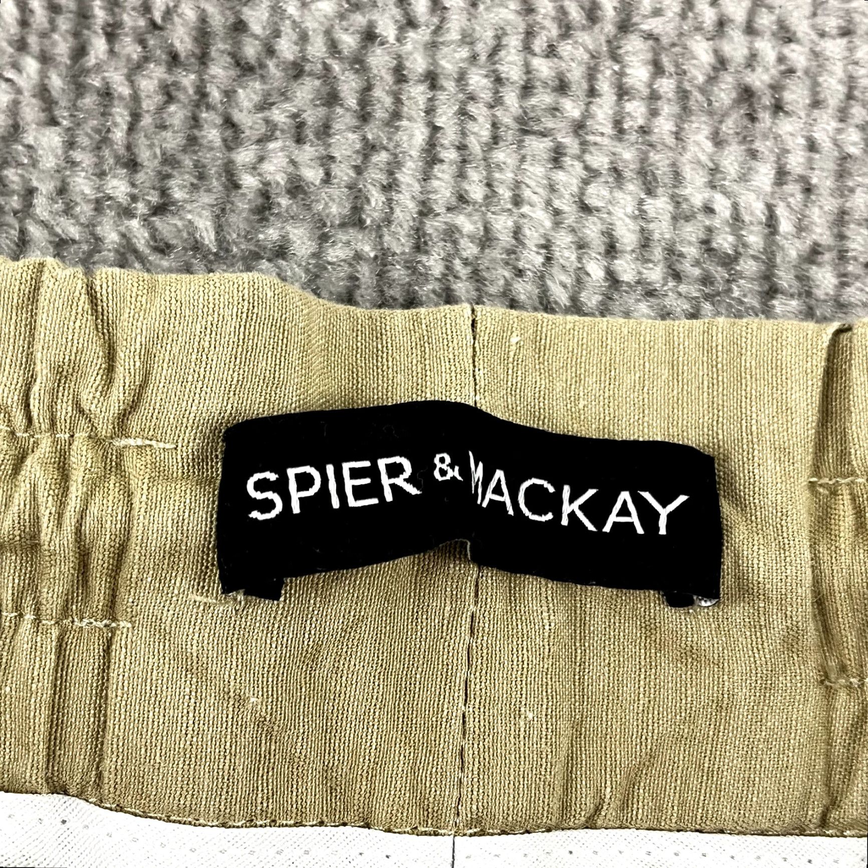 Vintage VINTAGE Spier & Mackay Men's Pants Size 38 x 32 Brown Linen Blend Slim Trousers Casual Business Size US 38 / EU 54 - 3 Thumbnail