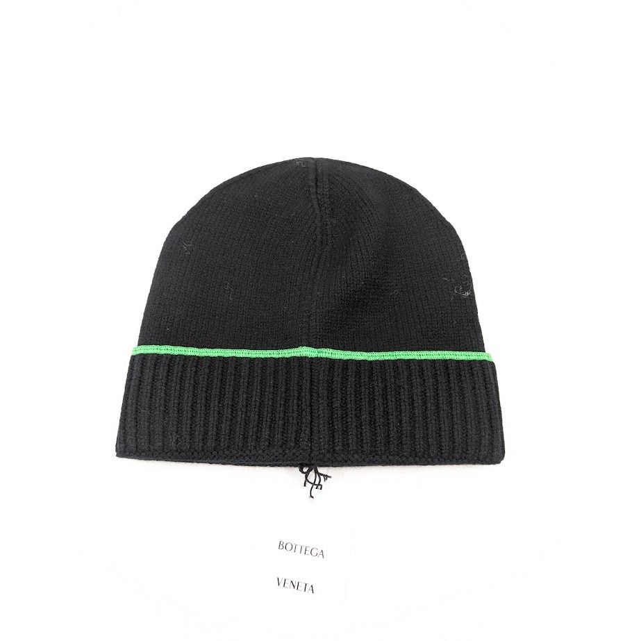 Bottega Veneta o1rshd1 Size: L / Overlock Wool Cashmere Beanie Hat / Cap Size ONE SIZE - 13 Thumbnail