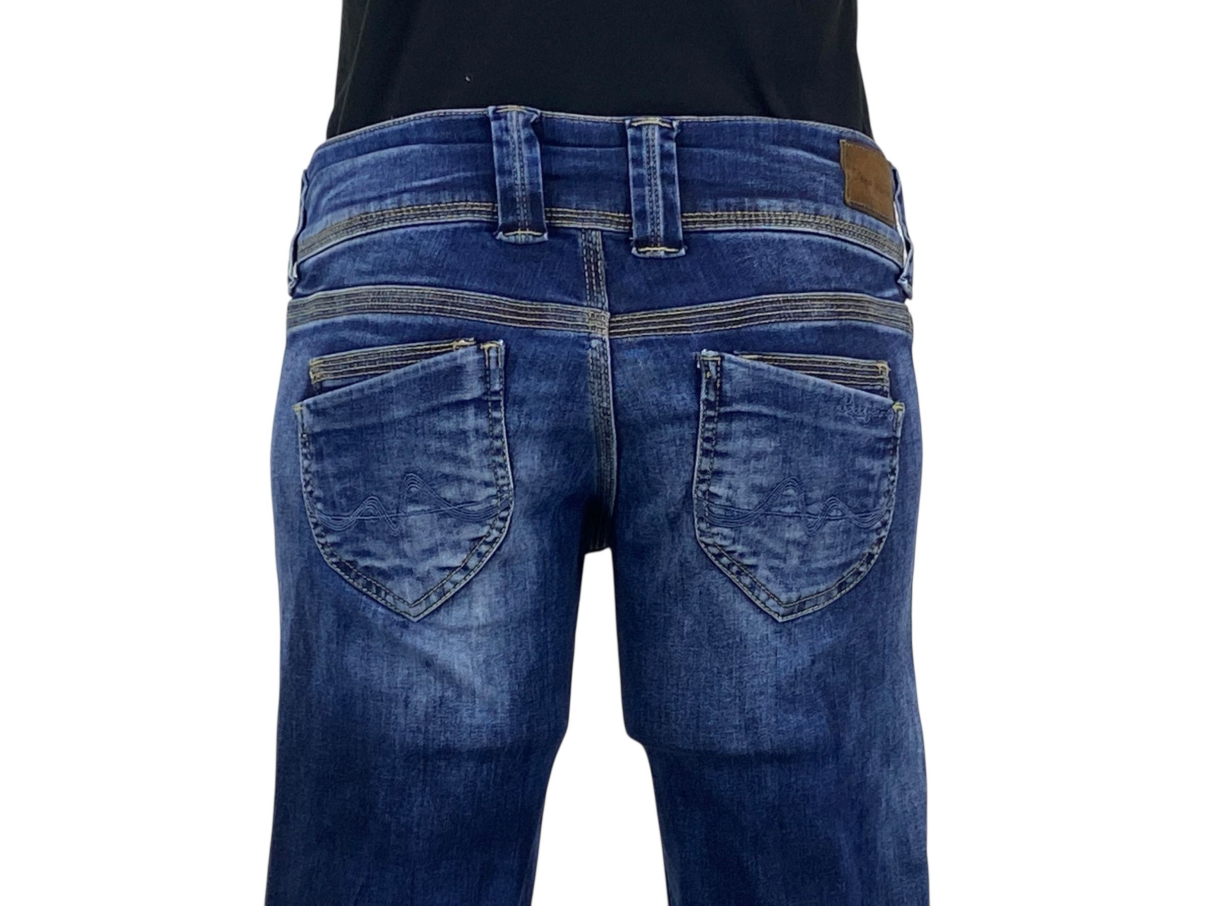 Japanese Brand Pepe Skinny Jeans Japanese Embroidered Jeans Size 27" / US 4 / IT 40 - 8 Thumbnail