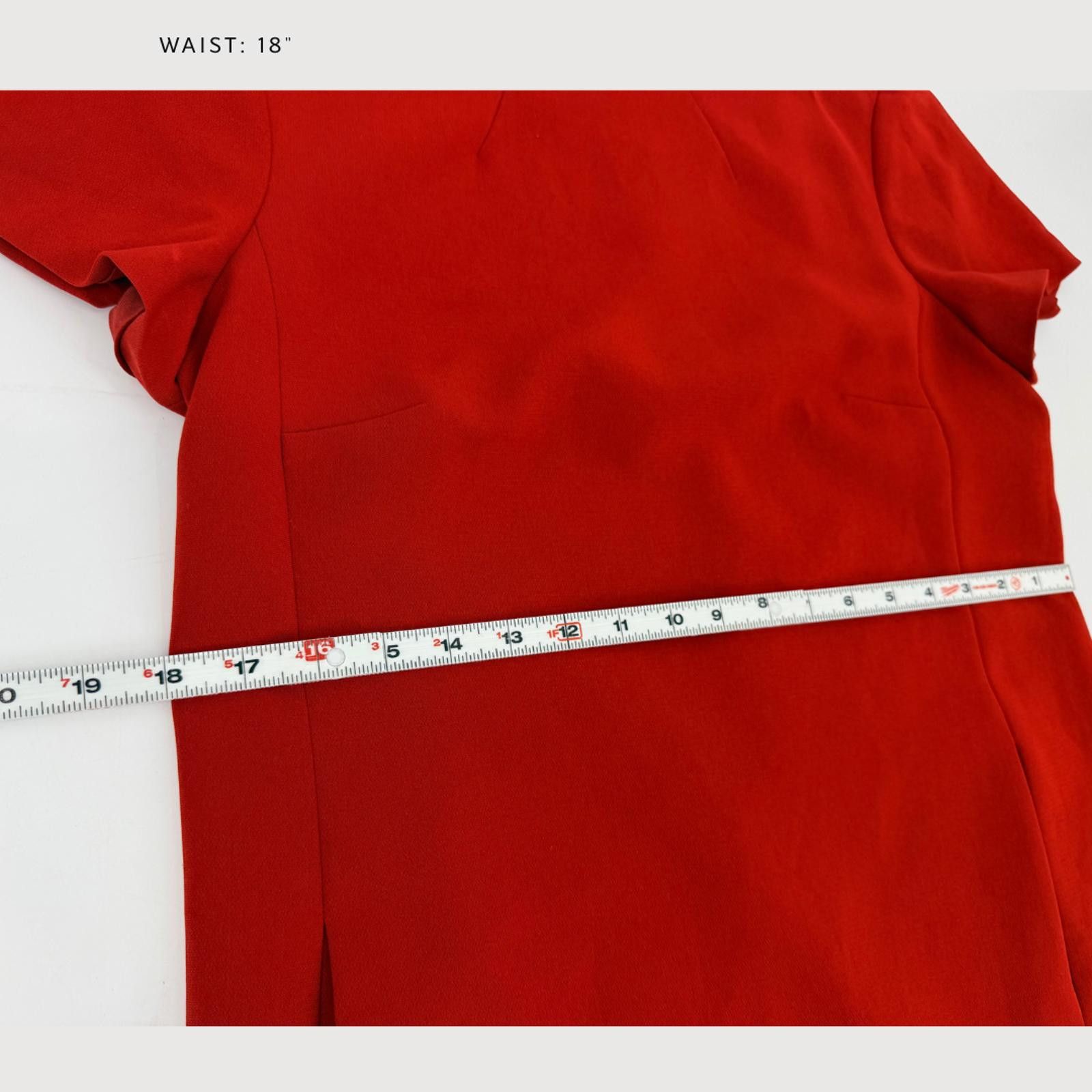 Theory Theory Admiral Crepe Shift Dress Rust XS Minimalist Size XS / US 0-2 / IT 36-38 - 8 Thumbnail