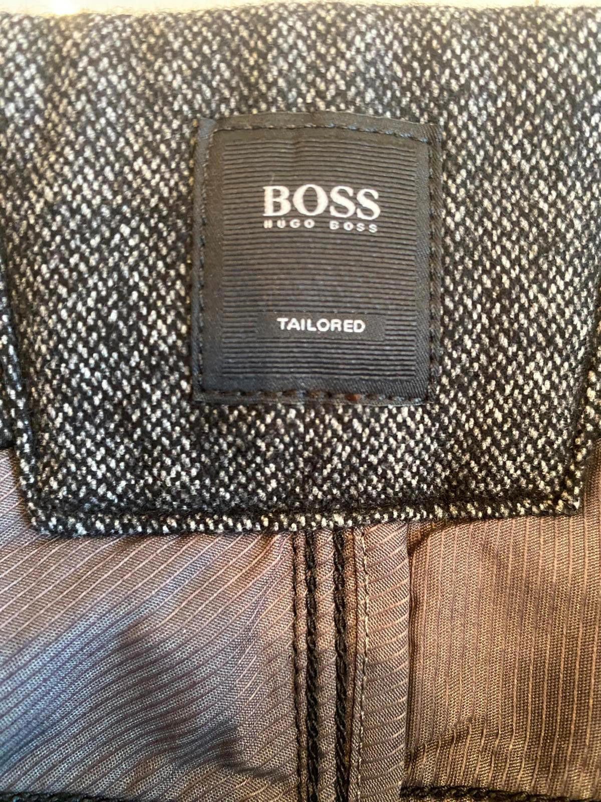 Hugo Boss Hugo Boss Cotton Wool Dark Gray Dress Pants Size US 33 - 4 Thumbnail