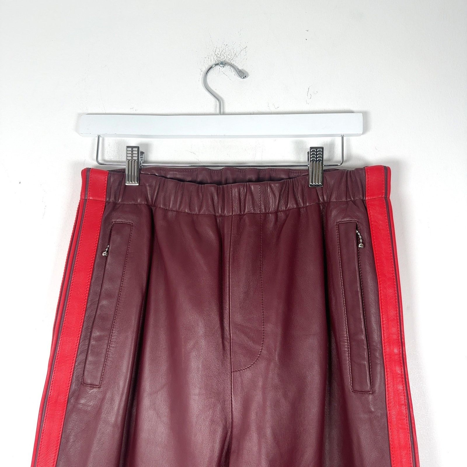 Marni Marni Striped Leather Track Pants Size US 30 / EU 46 - 2 Thumbnail