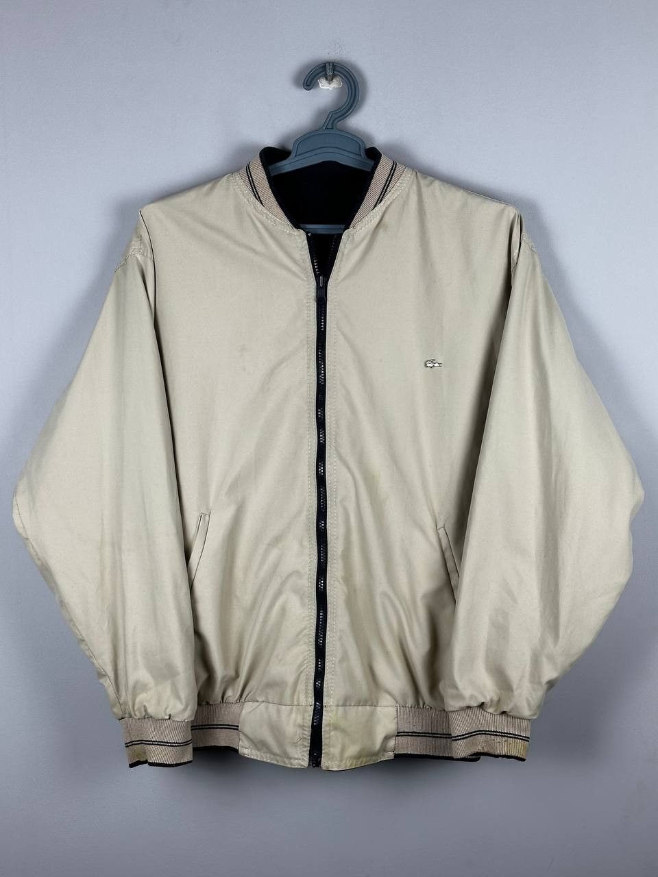 Lacoste Lacoste Vintage Reversible Bomber Jacket Size US L / EU 52-54 / 3 - 7 Thumbnail