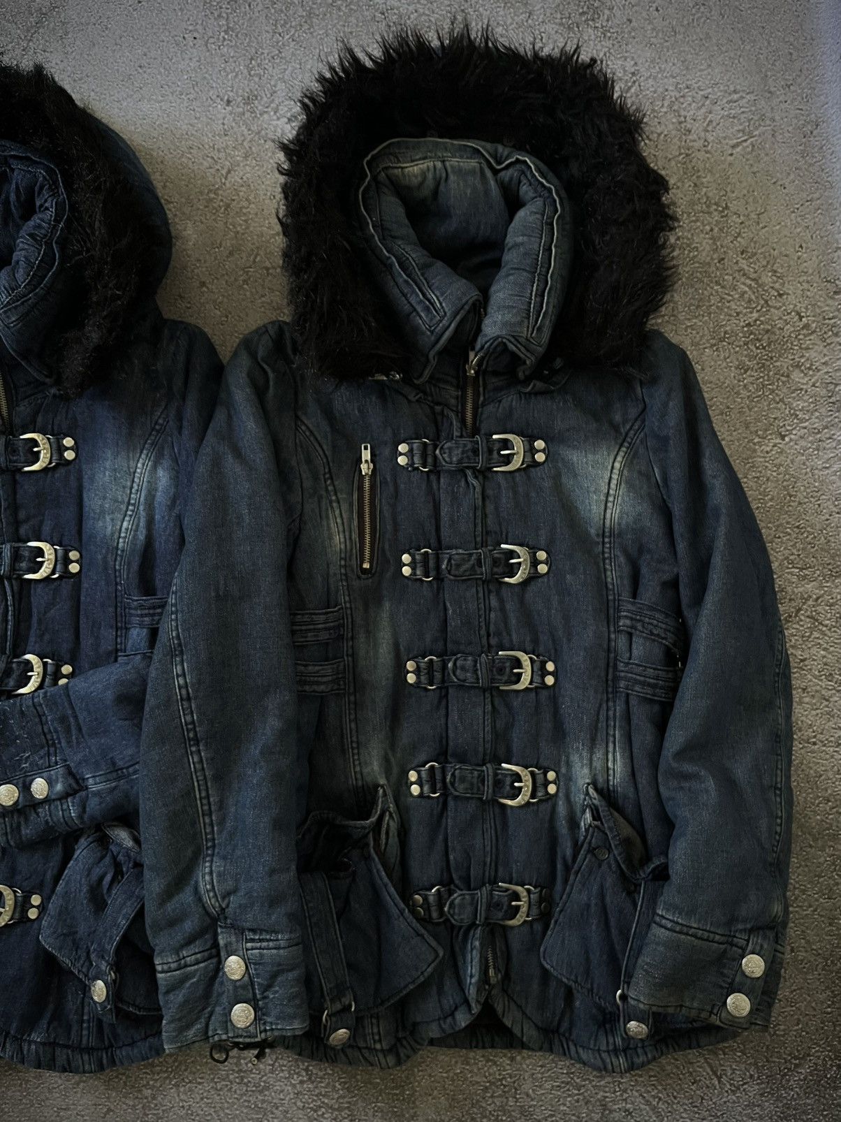 Japanese Brand BUNDLE X2 BACKS FUR GOTHIC BONDAGE SEDITIONARIES PUNK STYLE Size US M / EU 48-50 / 2 - 3 Thumbnail