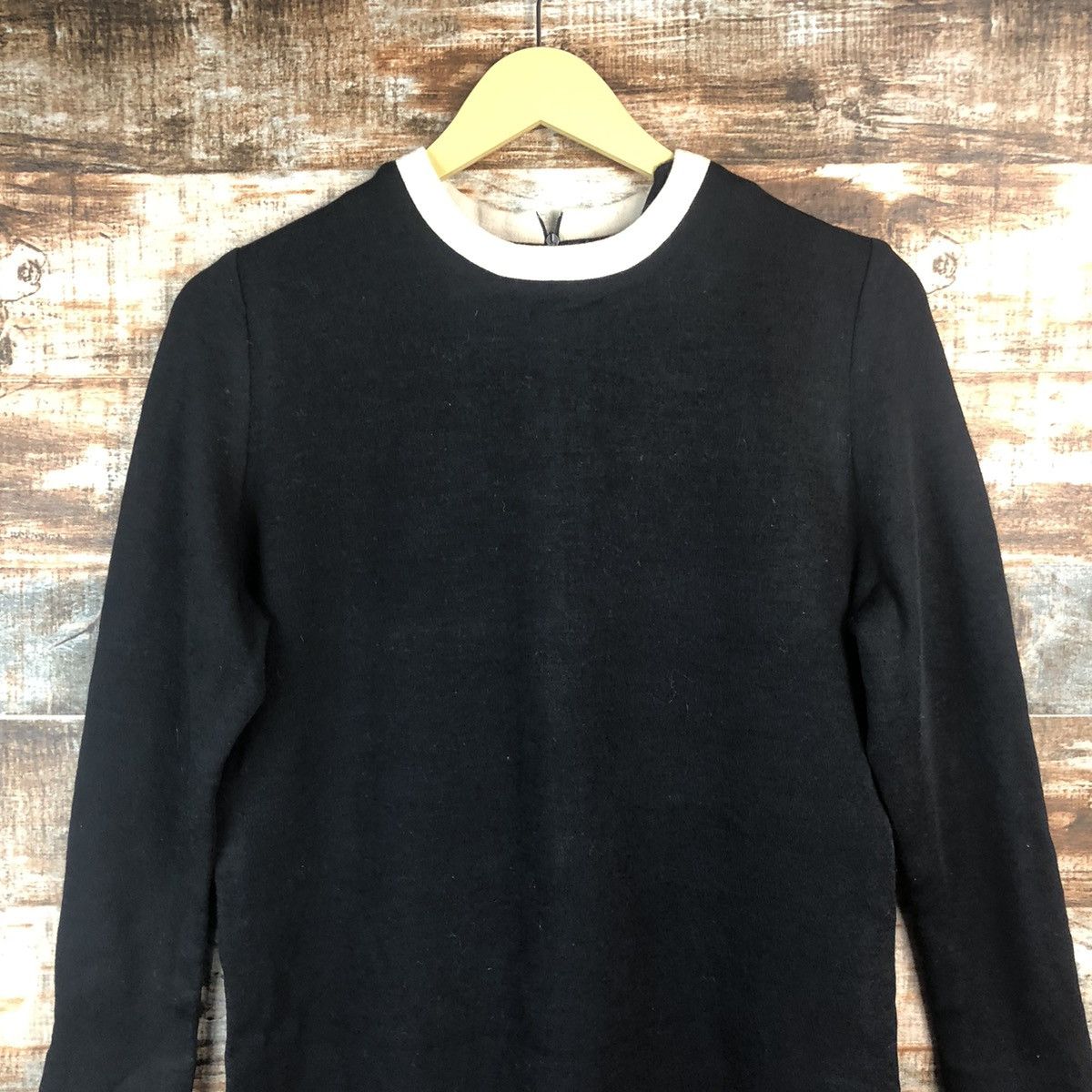 Homespun Knitwear × Japanese Brand Racine Jersey Black Knitwear #A1895 Size M / US 6-8 / IT 42-44 - 5 Thumbnail