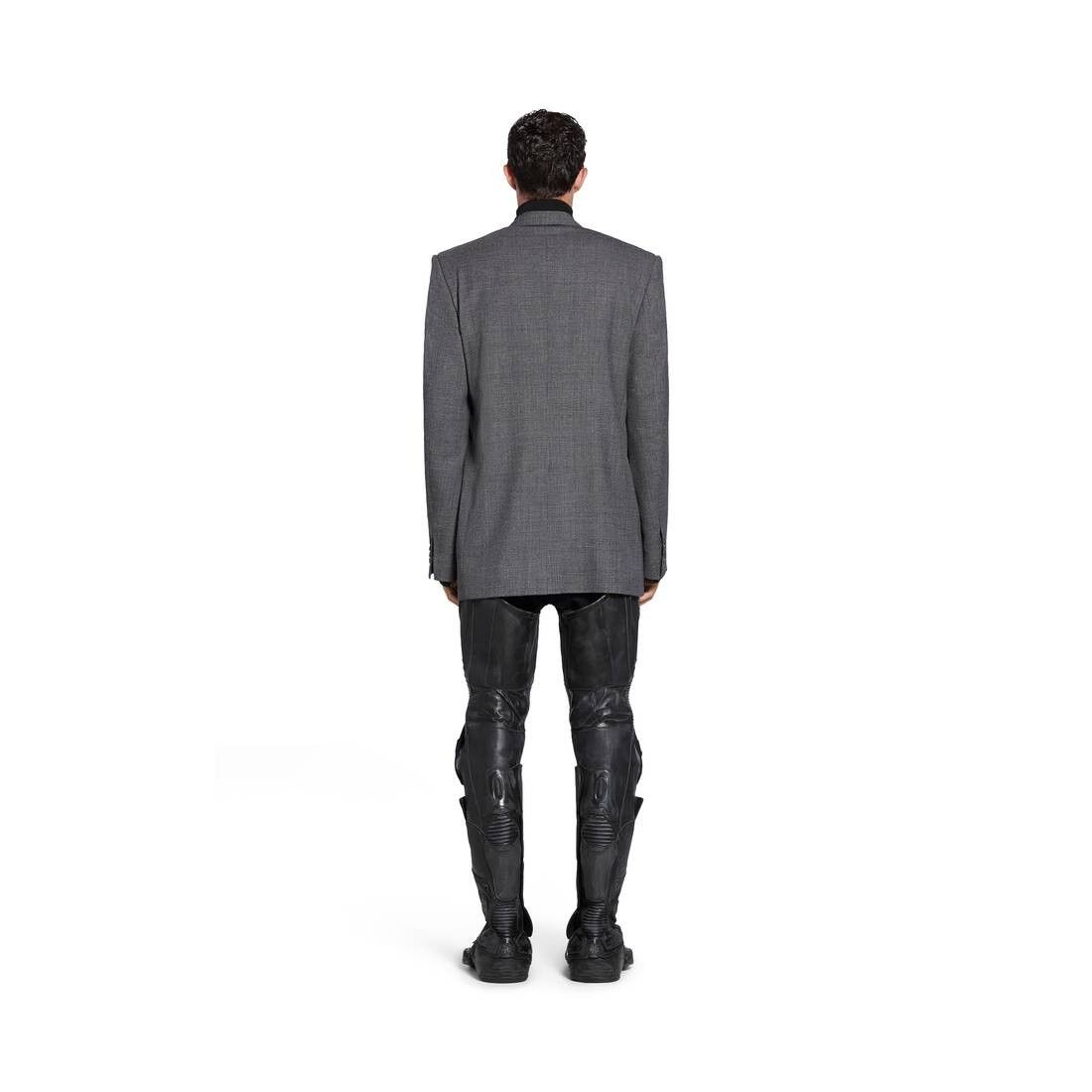 Balenciaga oc11z0825 Regular Fit Jacket in Black/Grey Size US L / EU 52-54 / 3 - 4 Thumbnail