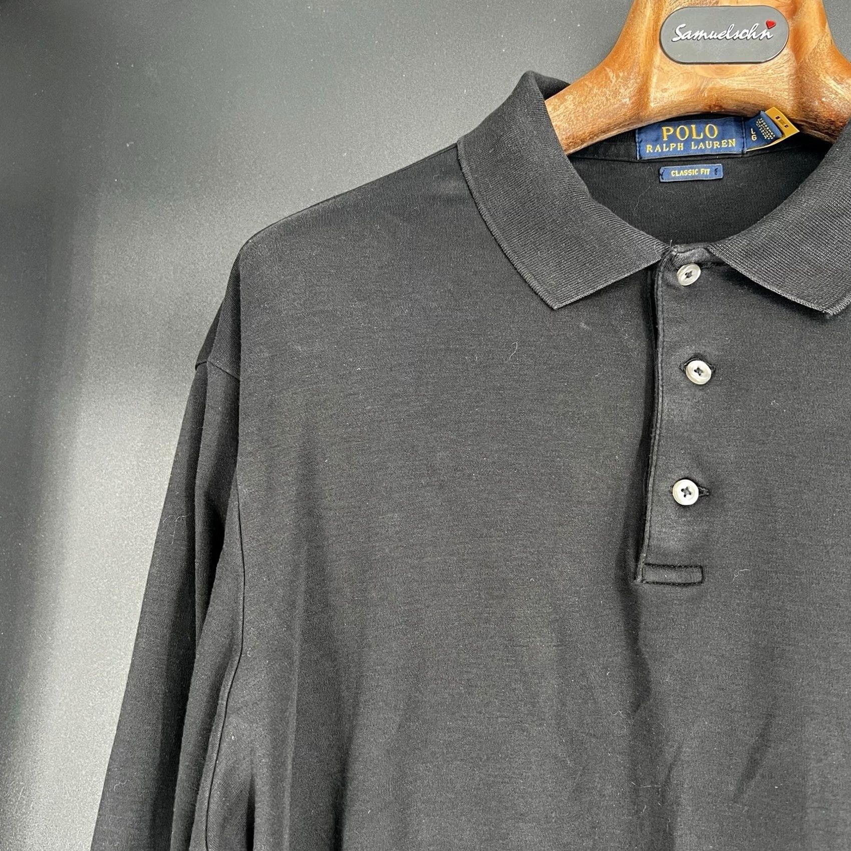 Polo Ralph Lauren Polo Ralph Lauren Shirt Mens Size Large Long Sleeve Golf Lightweight Black Size US L / EU 52-54 / 3 - 4 Thumbnail
