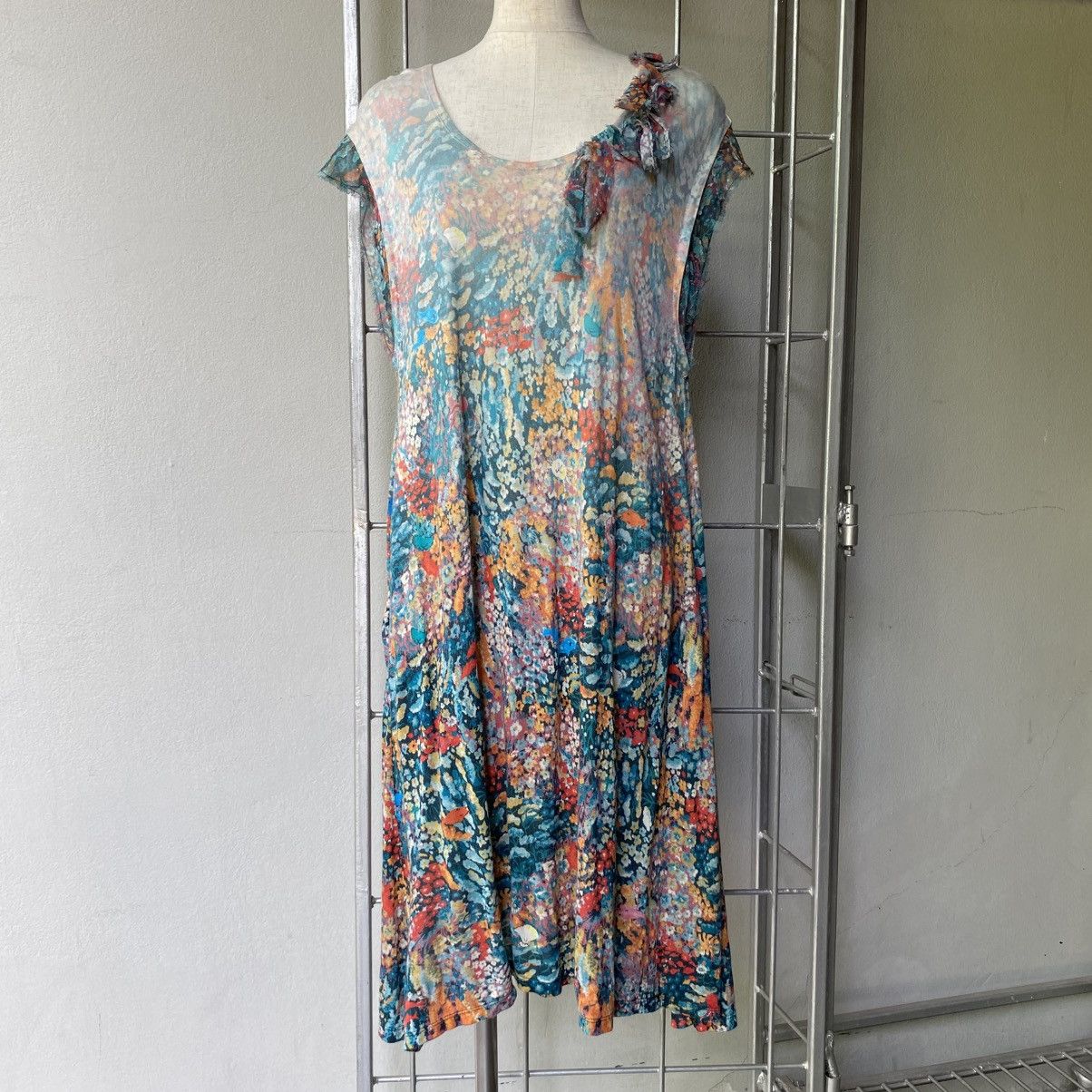 Tsumori Chisato Tsumori Chisato Floral Ruffle Strap Maxi Dress Size XS / US 0-2 / IT 36-38 - 19 Thumbnail