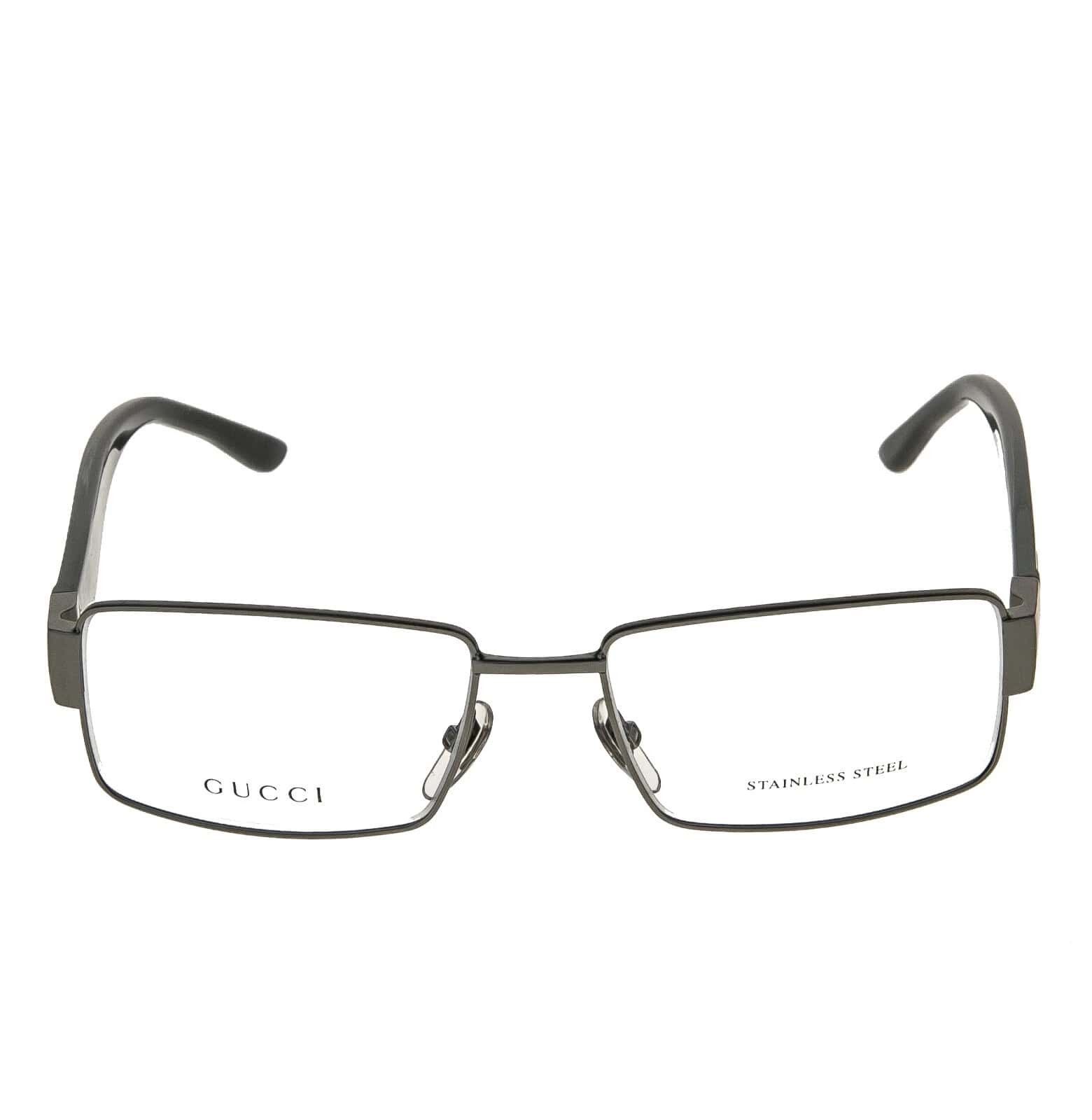 Gucci GUCCI GG2217S 2217 AUTHENTIC Grey Rectangle Frame Eyeglass Size ONE SIZE - 7 Thumbnail
