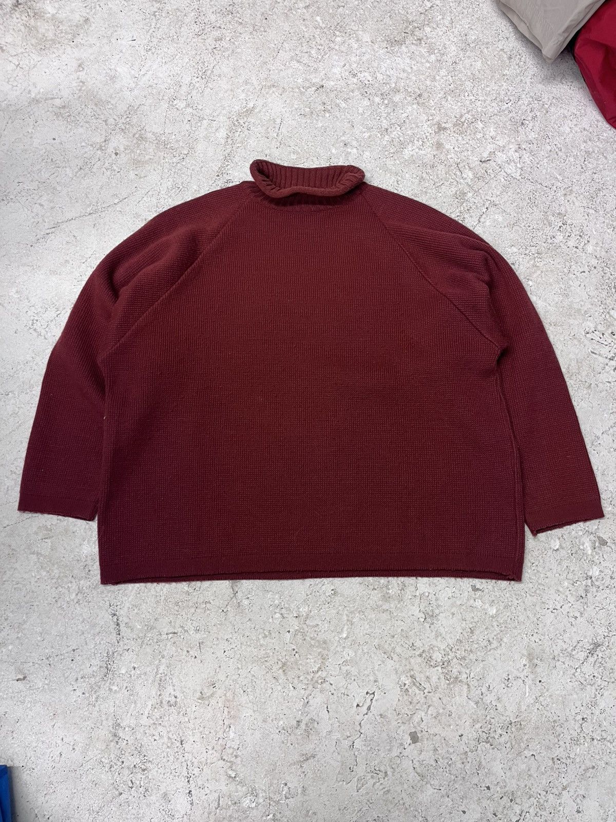 Vintage Vintage deep red ride snowboards knit sweater Size US M / EU 48-50 / 2 - 2 Thumbnail