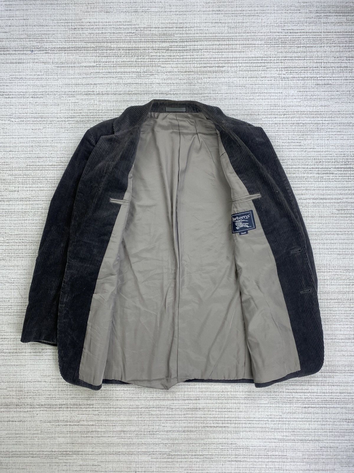 Burberry × Vintage Vtg 90s Burberrys London Corduroy Blazer Jacket Size US M / EU 48-50 / 2 - 5 Thumbnail