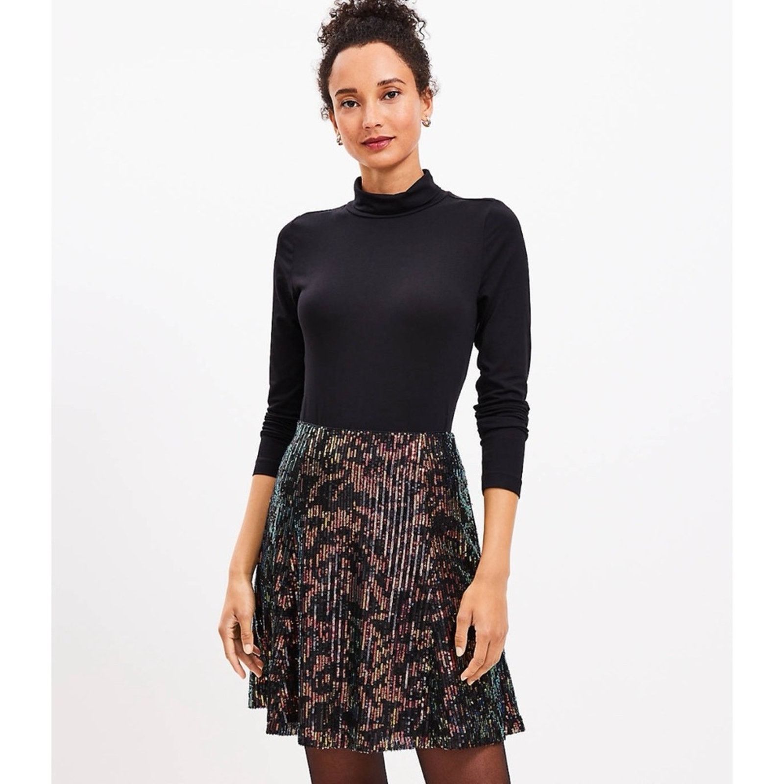 Loft Sequin Seamed Skirt 6 Size 28" / US 6 / IT 42 - 14 Thumbnail