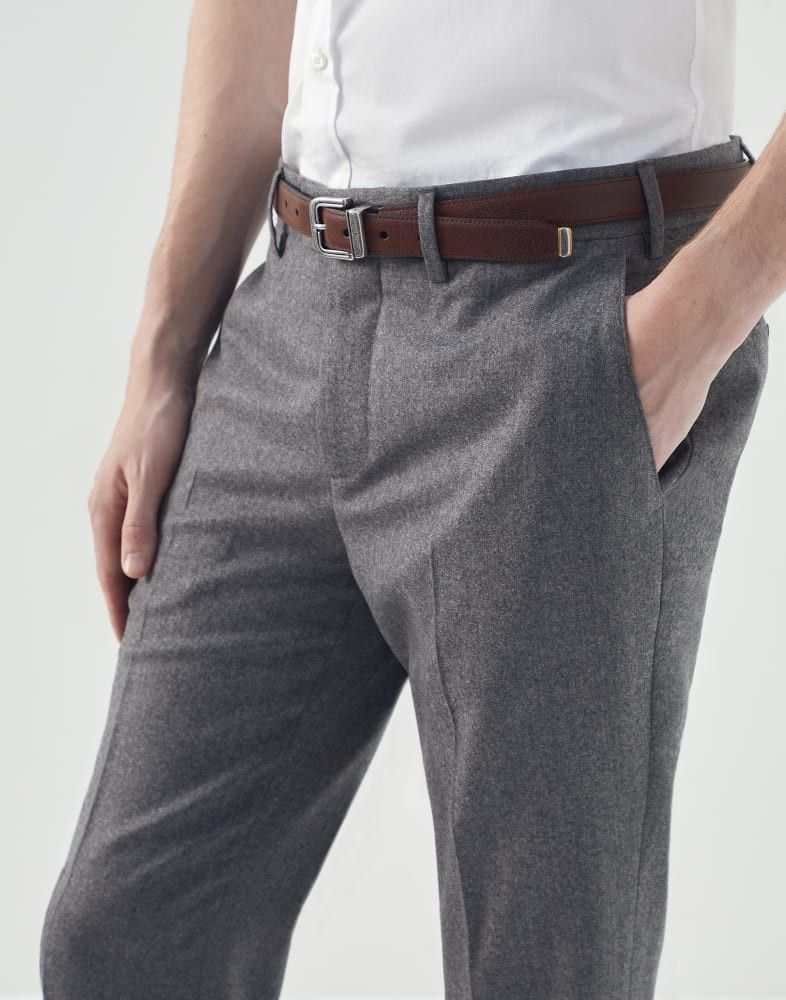 Brunello Cucinelli o1w1db10924 Pants in Grey Size US 30 / EU 46 - 4 Thumbnail
