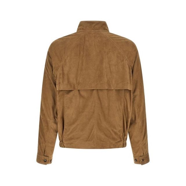 Brunello Cucinelli BRUNELLO CUCINELLI Biscuit Suede Jacket New & Authentic (Men Size US XL / EU 56 / 4 - 2 Thumbnail
