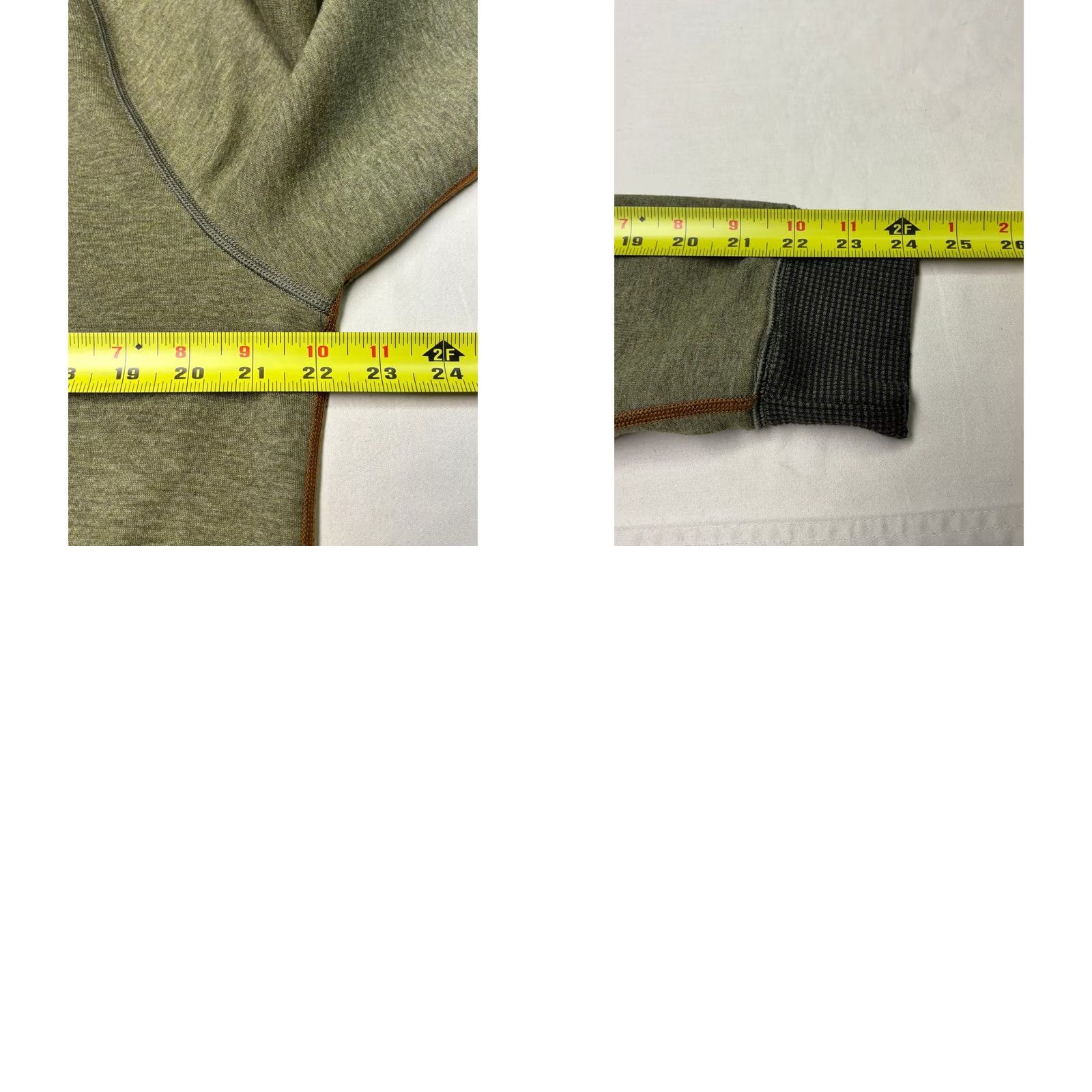Prana Prana Breathe Mens Crewneck Sweatshirt Olive Green Large Pocket M/L Regular Size US L / EU 52-54 / 3 - 8 Thumbnail