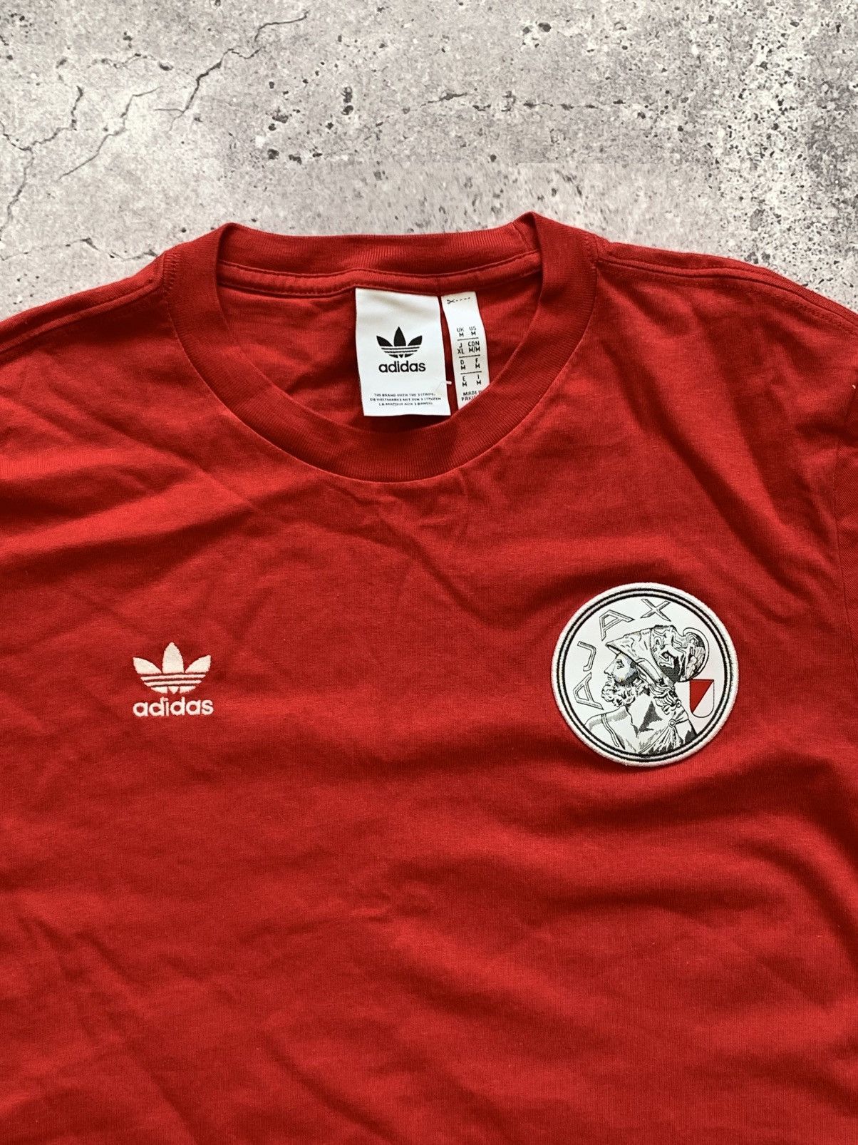 Adidas 🔥ADIDAS AJAX AMSTERDAM 2022 BLOCOCORE SOCCER TSHIRT Size US M / EU 48-50 / 2 - 3 Thumbnail