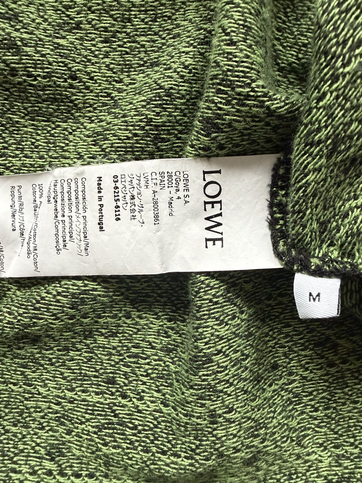 Loewe Loewe Monogram Woven Longsleeve Polo Size US M / EU 48-50 / 2 - 6 Thumbnail