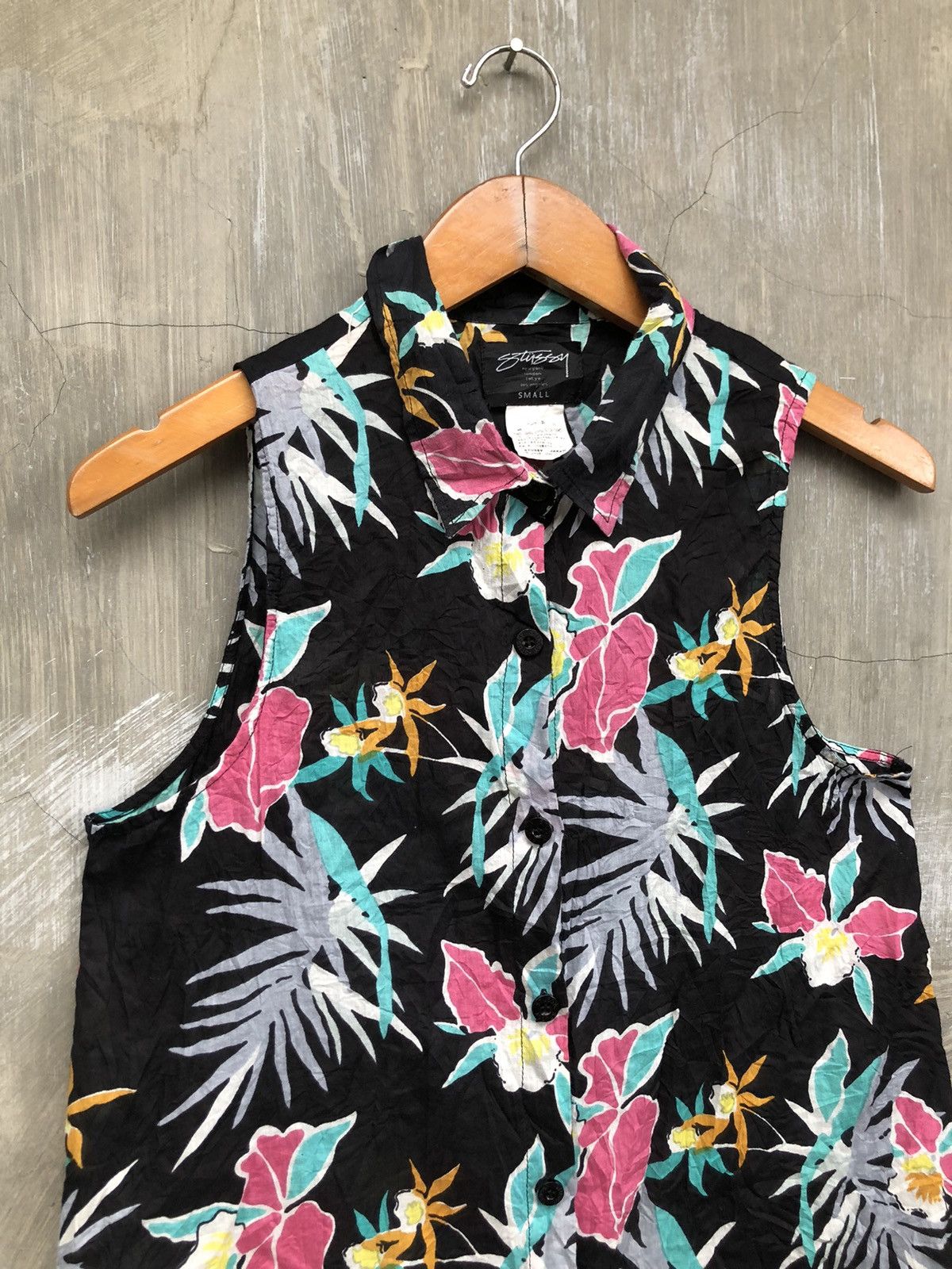 Stussy Stussy Floral Summer Vibes Sleeveless Tops Size S / US 4 / IT 40 - 5 Thumbnail