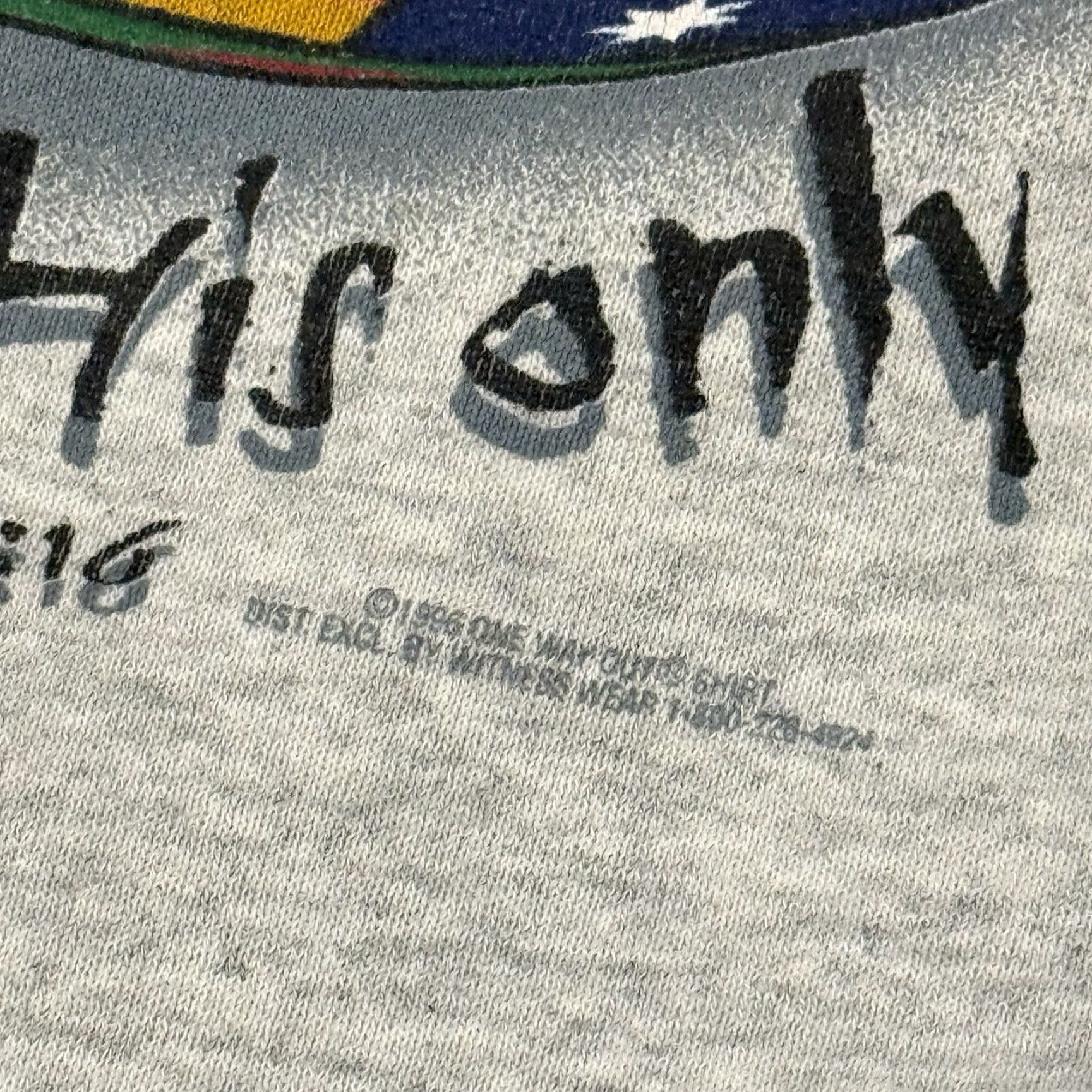 Vintage VINTAGE Jesus Christian Sweatshirt Crewneck John 3:16 Worldwide Mens XL USA MADE Sweatshirt Gray Pullover USA Theme Mens XL Size US XL / EU 56 / 4 - 6 Thumbnail