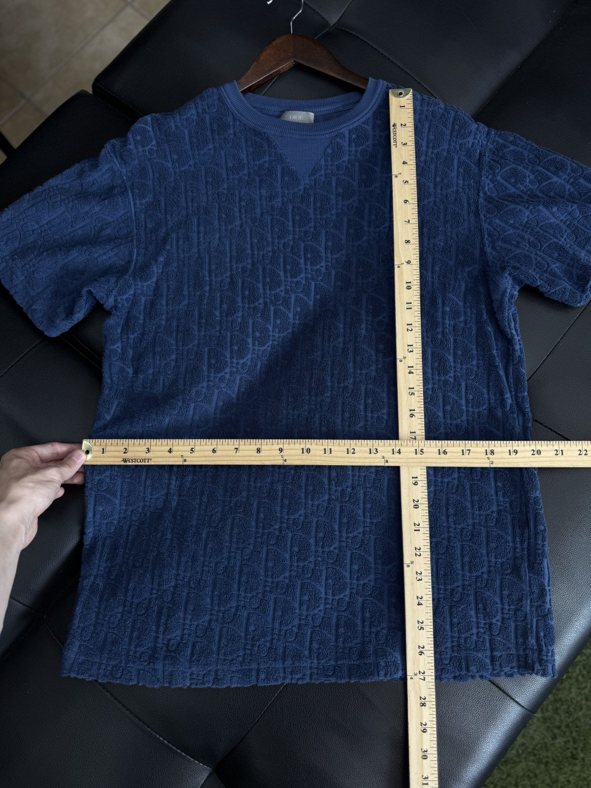 Dior Dior Oblique Blue Exlusive Color Tee Shirt Size Small Size US S / EU 44-46 / 1 - 12 Thumbnail