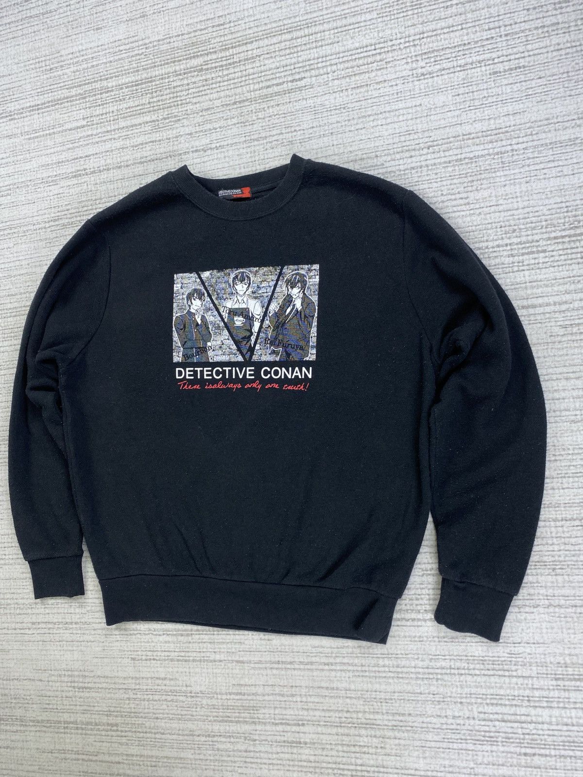 Japanese Brand × Vintage Vintage 90s Detective Conan Japan Movie Sweatshirt Size US M / EU 48-50 / 2 - 4 Thumbnail