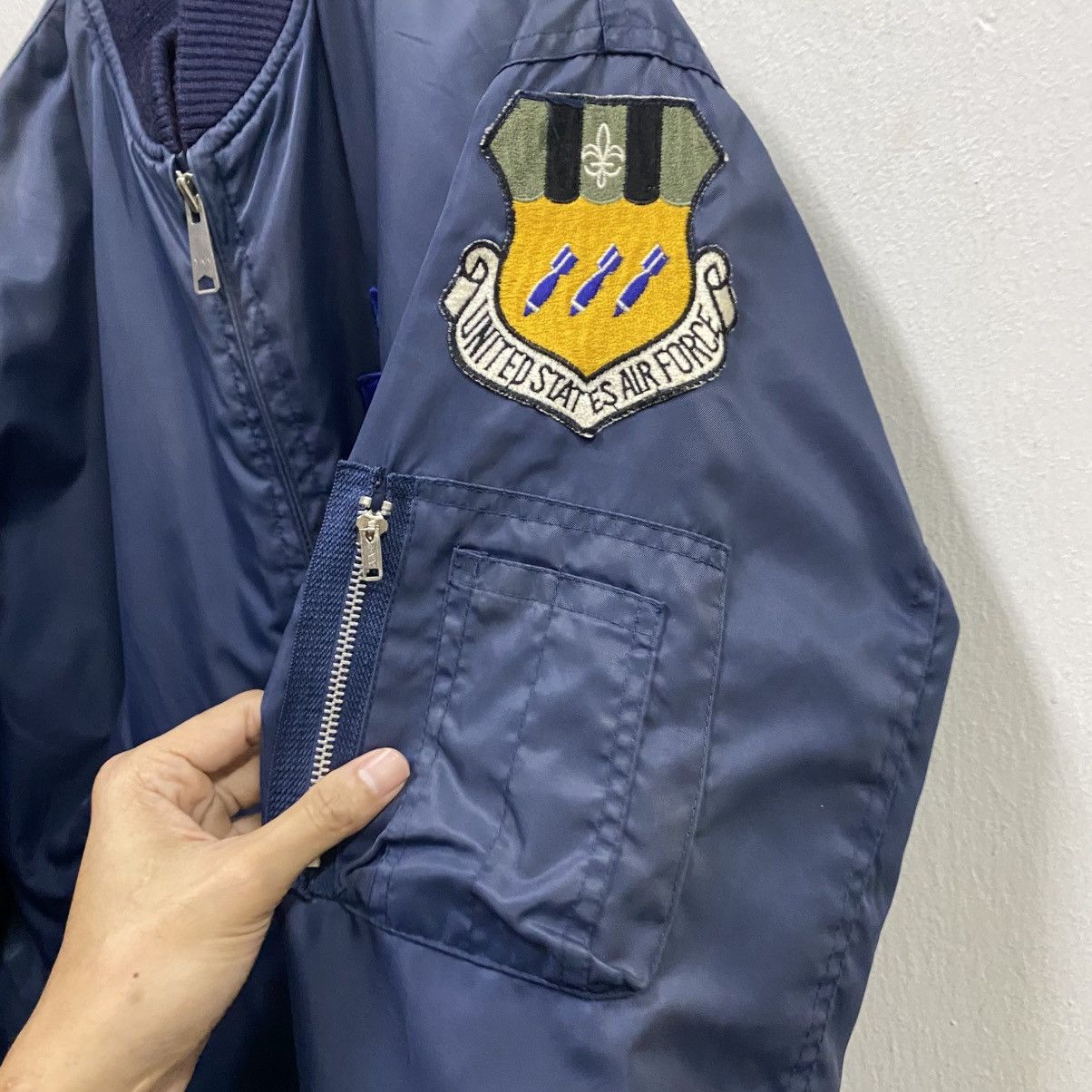 Vintage Vintage JACK SERIKA USAF MA-1 Flight Bomber Jacket Size US M / EU 48-50 / 2 - 10 Thumbnail
