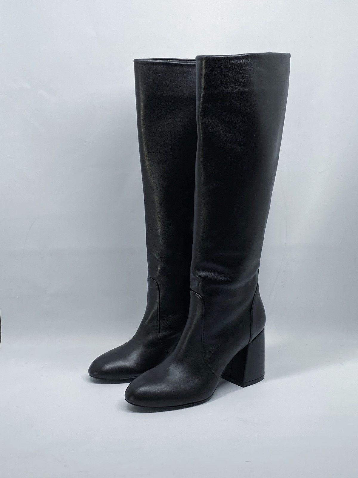 Stuart Weitzman Stuart Weitzman Block Heel Mid Calf Boot size 6 Size US 6 / IT 36 - 1 Thumbnail