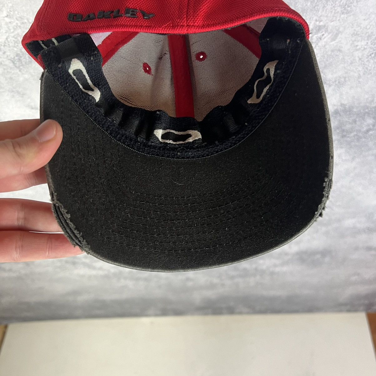 Oakley Oakley Cap Men's Red Polyester One Size Size ONE SIZE - 6 Thumbnail