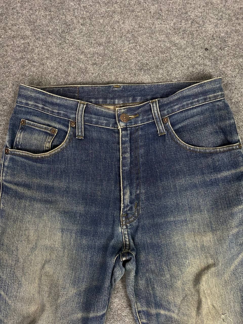 Japanese Brand vintage gold rush distressed reworked denim Size US 31 - 9 Thumbnail