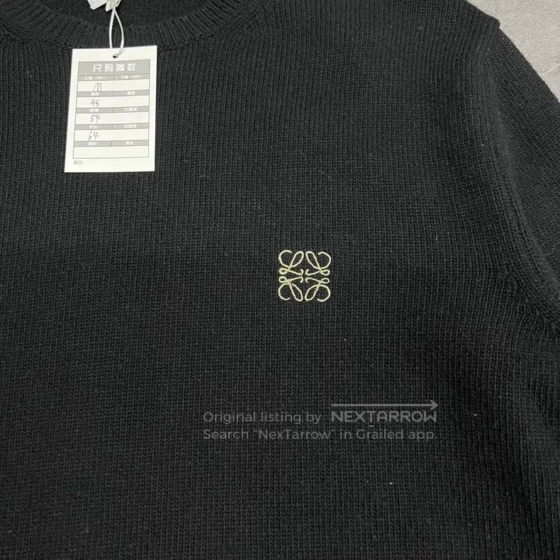 Loewe Loewe Chest Embroidered LOGO Knit Sweater Size M / US 6-8 / IT 42-44 - 3 Thumbnail