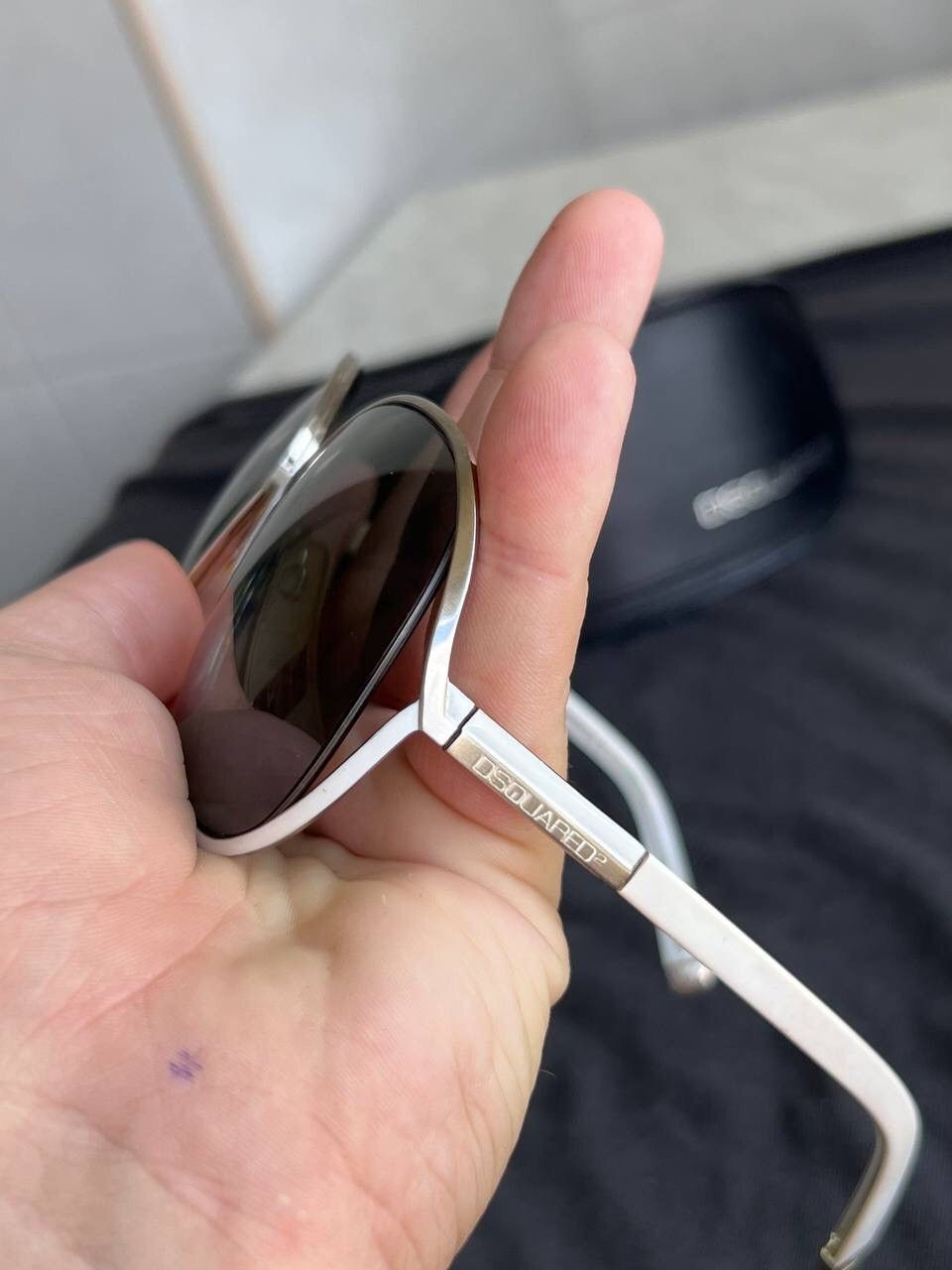 Dsquared2 DSQUARED2 Vintage Sunglasses Italy White with Case Y2K Size ONE SIZE - 8 Thumbnail