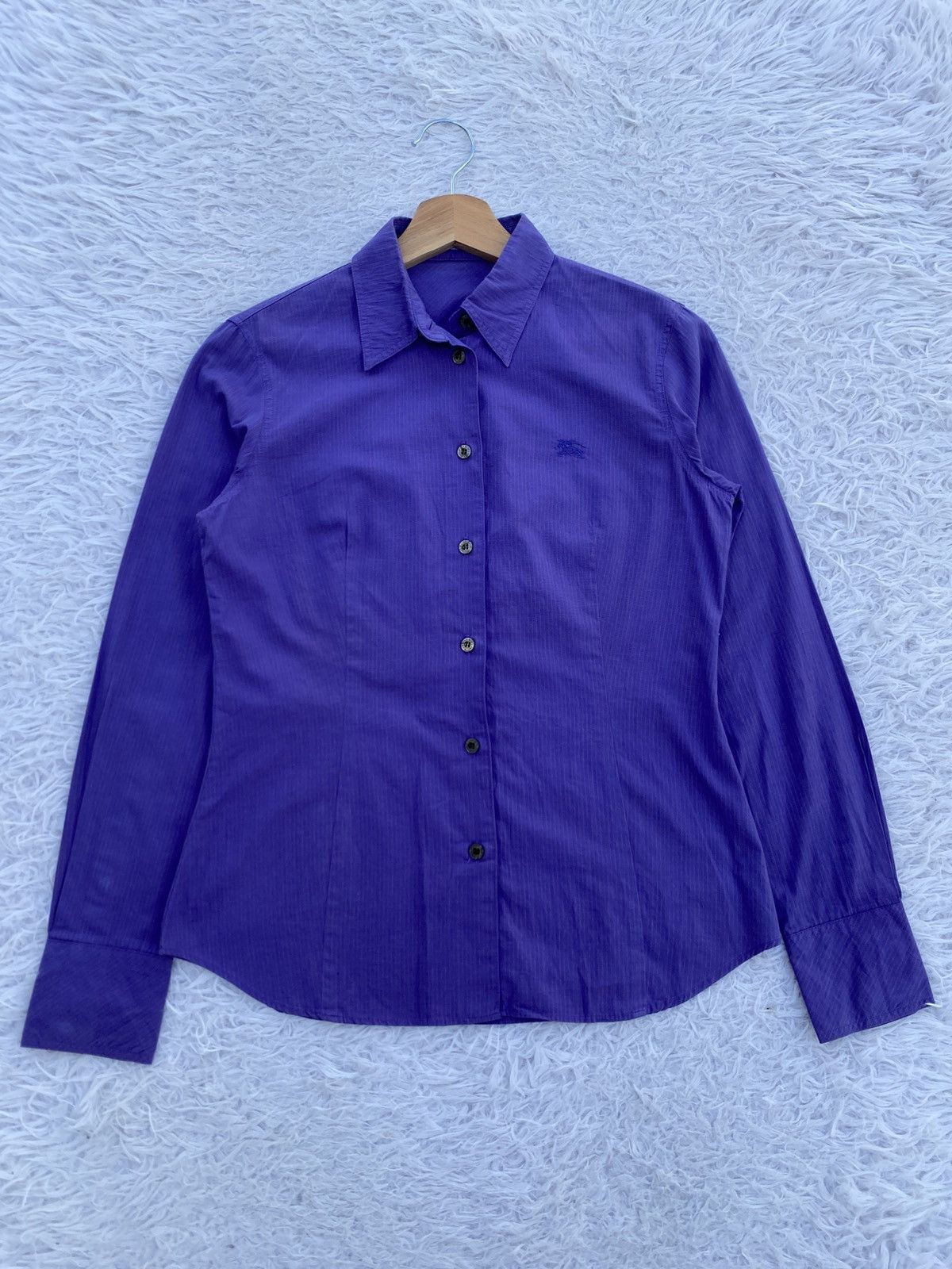 Burberry Rare Vintage 90s Burberry Blue Label Women Buttons Shirt Size XS / US 0-2 / IT 36-38 - 3 Thumbnail