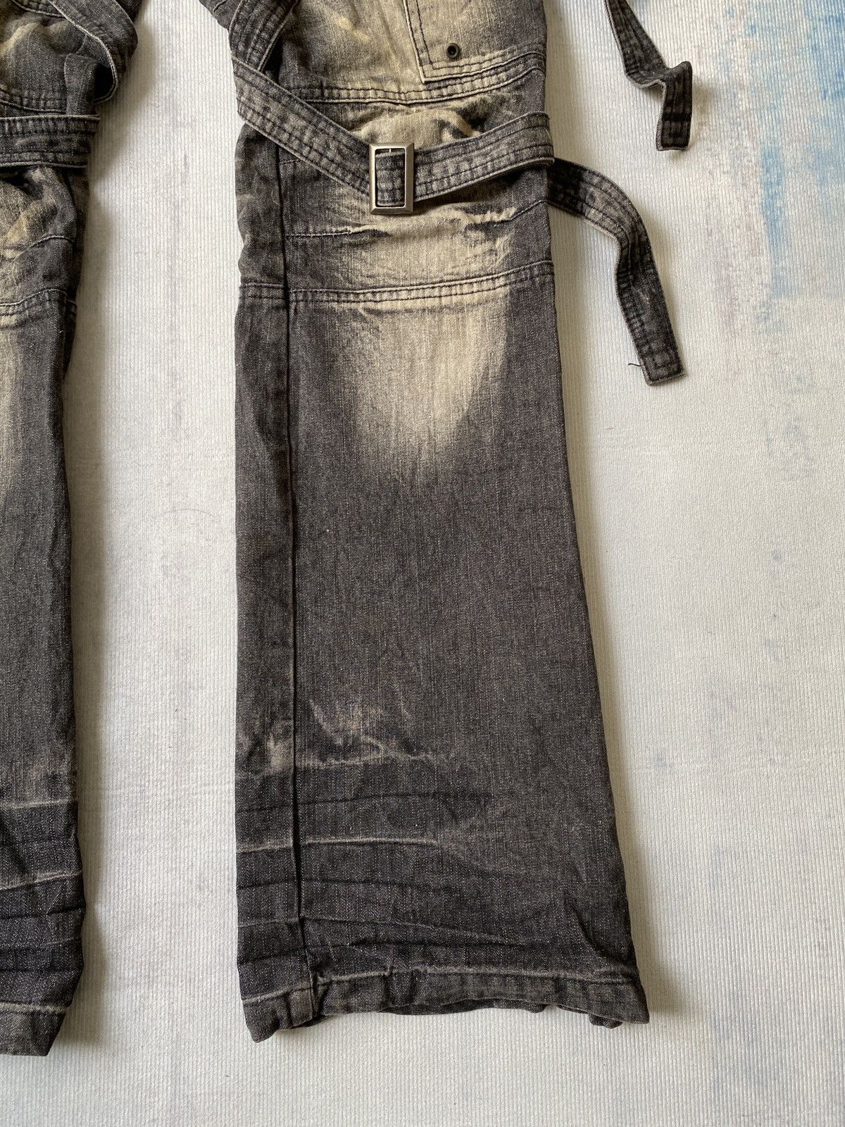If Six Was Nine Japanese Brand Topism Bondage Flare Denim Size US 32 / EU 48 - 7 Thumbnail