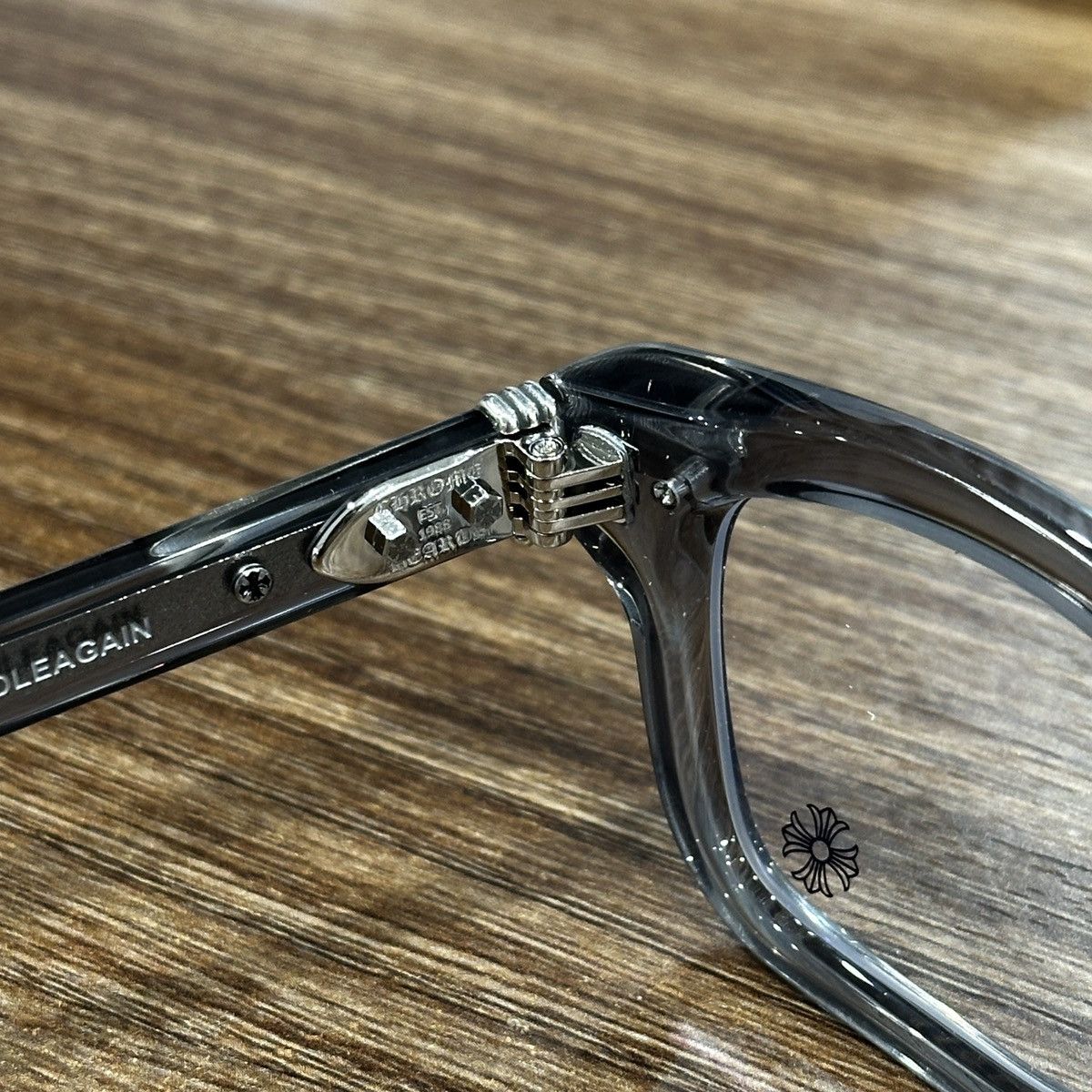 Chrome Hearts CHROME HEARTS TRYPOLEAGAIN EYEGLASSES Size ONE SIZE - 9 Thumbnail