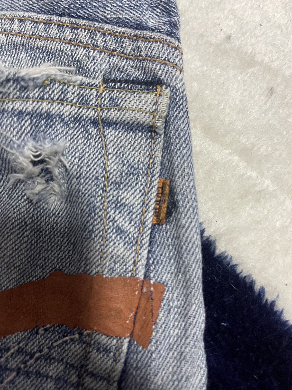 Edwin × Japanese Brand Edwin Selvedge Distressed Jeans (14) Size US 36 / EU 52 - 4 Thumbnail