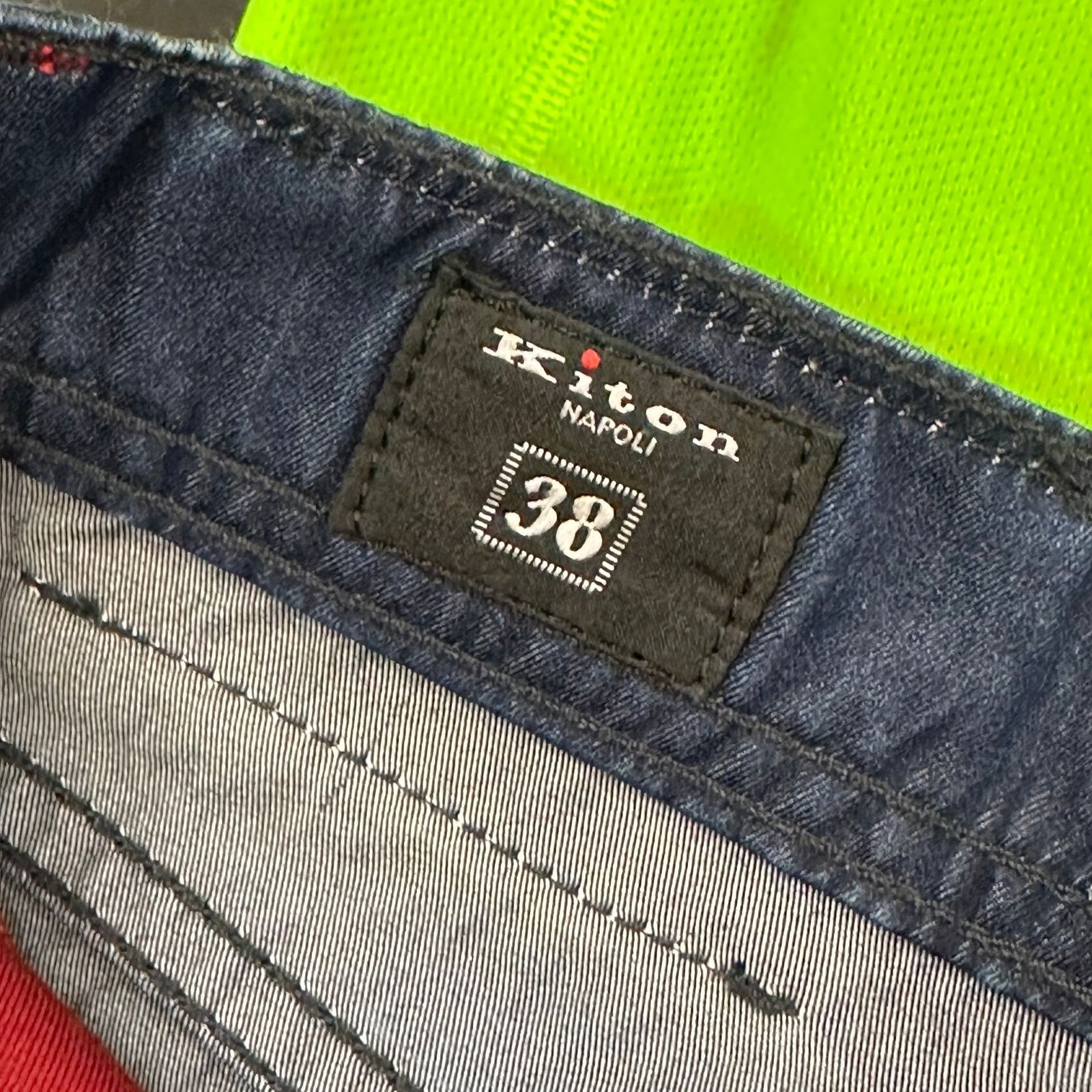 Kiton Kiton dark blue denim jeans 34x32 B18 Size US 34 / EU 50 - 8 Thumbnail