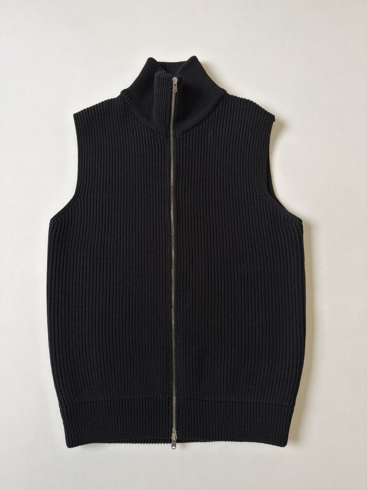 Maison Margiela A/W 06 Black Drivers Zip Sweater Vest Size US M / EU 48-50 / 2 - 17 Thumbnail