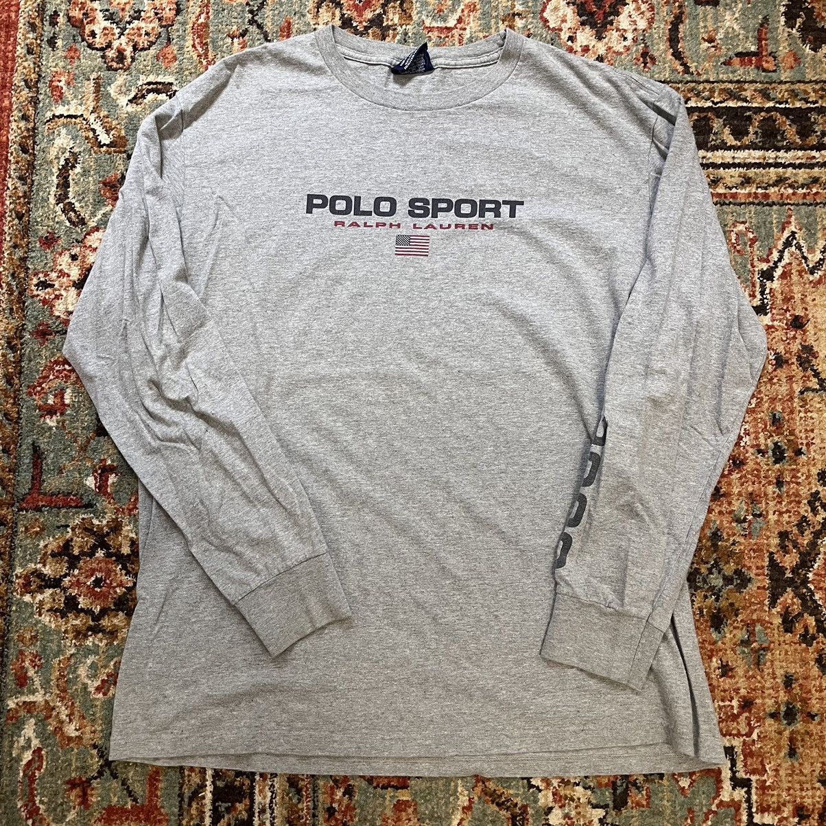 Polo Ralph Lauren × Vintage Polo Sport Ralph Lauren Rowing Charles Spell out Shirt Size US M / EU 48-50 / 2 - 2 Thumbnail