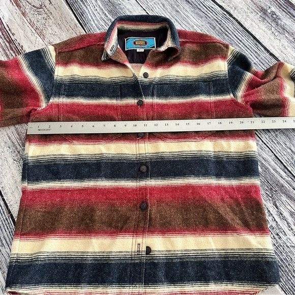 Vintage Maurizio Ramani Wool Blend Southwest Print Button Down Women Size S / US 4 / IT 40 - 8 Thumbnail