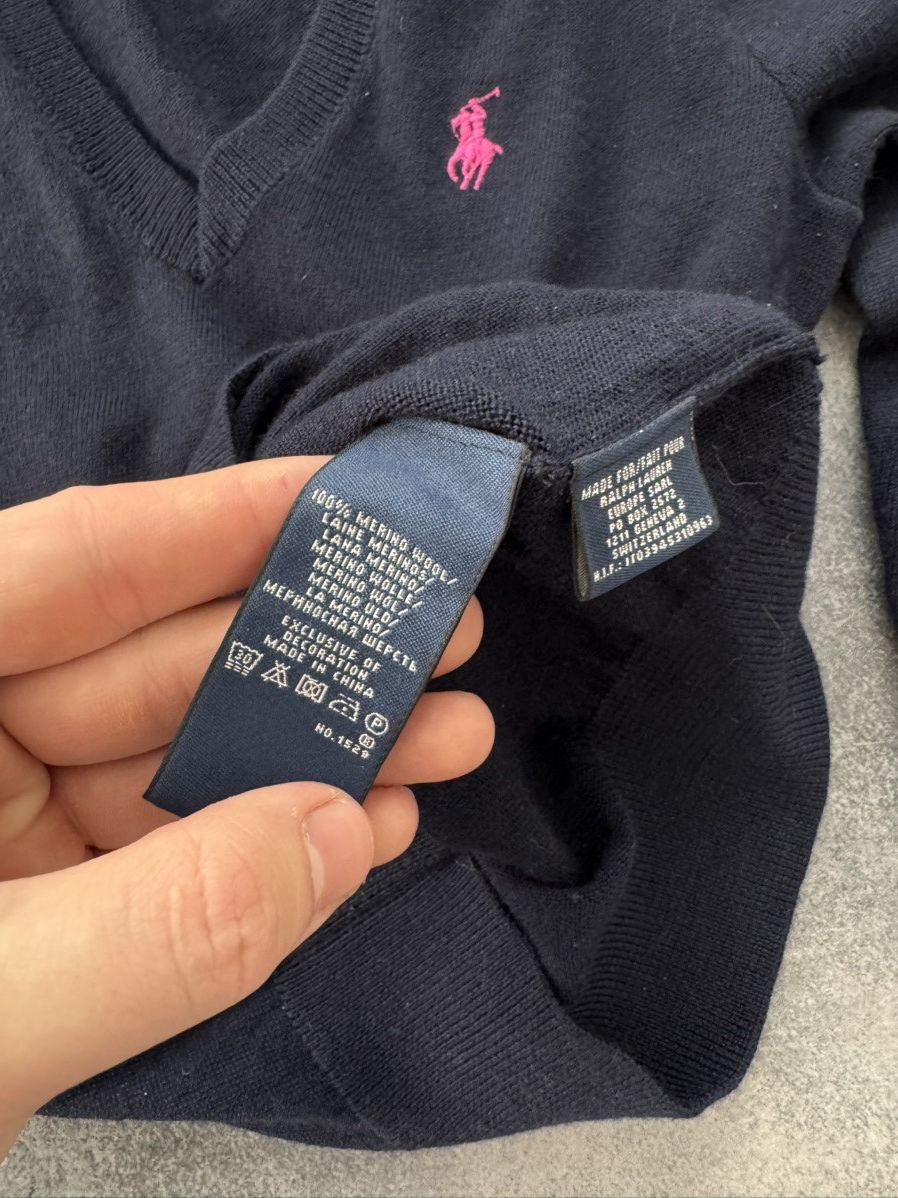 Polo Ralph Lauren VTG Polo Ralph Lauren Sport sweater navy Size S / US 4 / IT 40 - 8 Thumbnail
