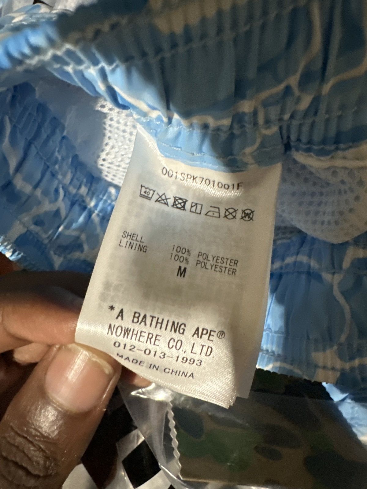 Bape ABC Sea Surface Camo Beach Shorts Size US 30 / EU 46 - 8 Thumbnail