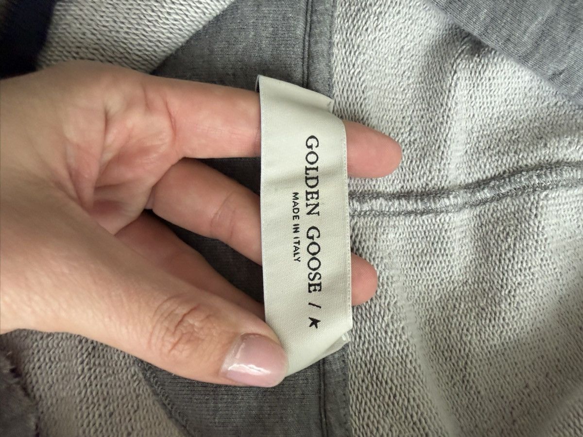Golden Goose Golden Goose Logo Print Cropped Hoodie Size M Size M / US 6-8 / IT 42-44 - 7 Thumbnail